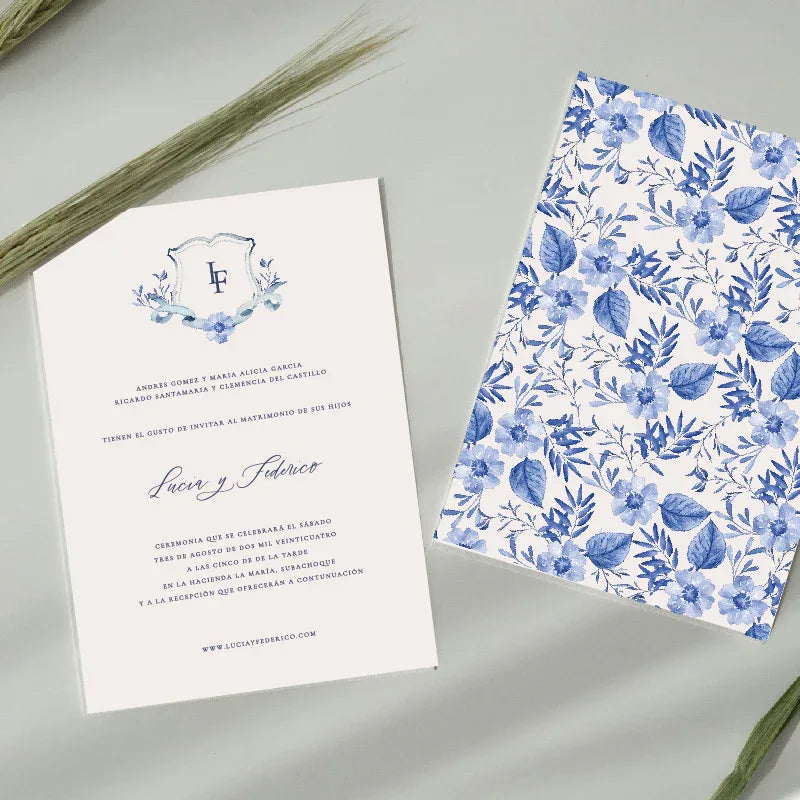 Invitaciones Matrimonio Acuarela