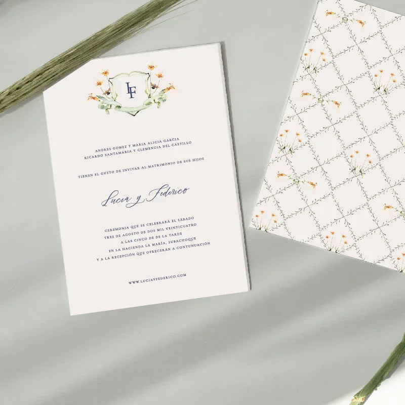 Invitaciones Matrimonio Bee