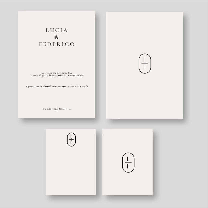 Invitaciones Matrimonio Clasica 2