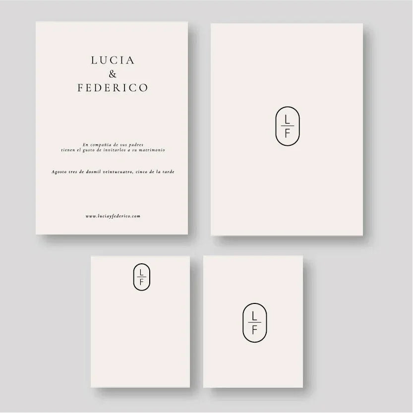 Invitaciones Matrimonio Clasica 2