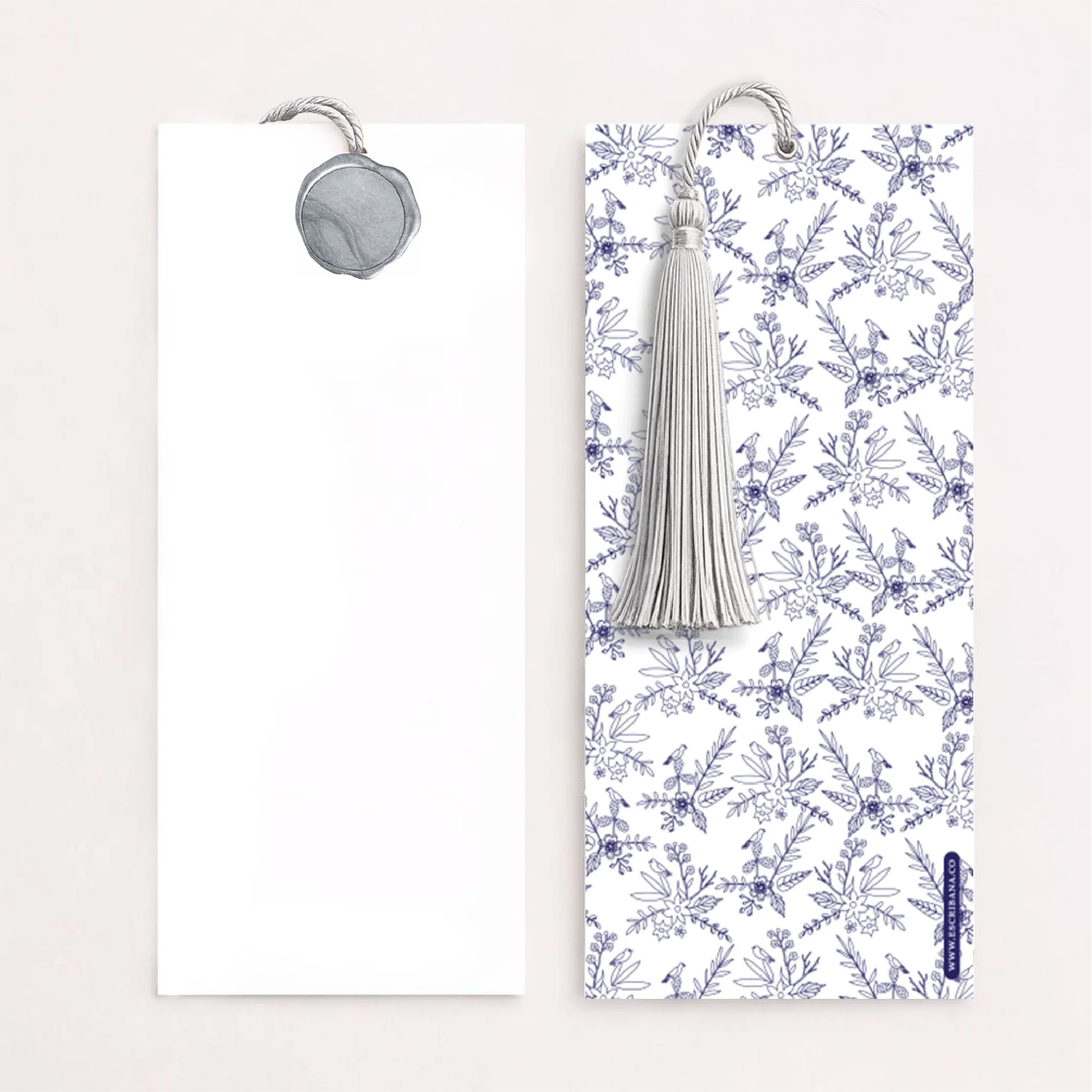 Registros / Folios Branches Azul con Lacre