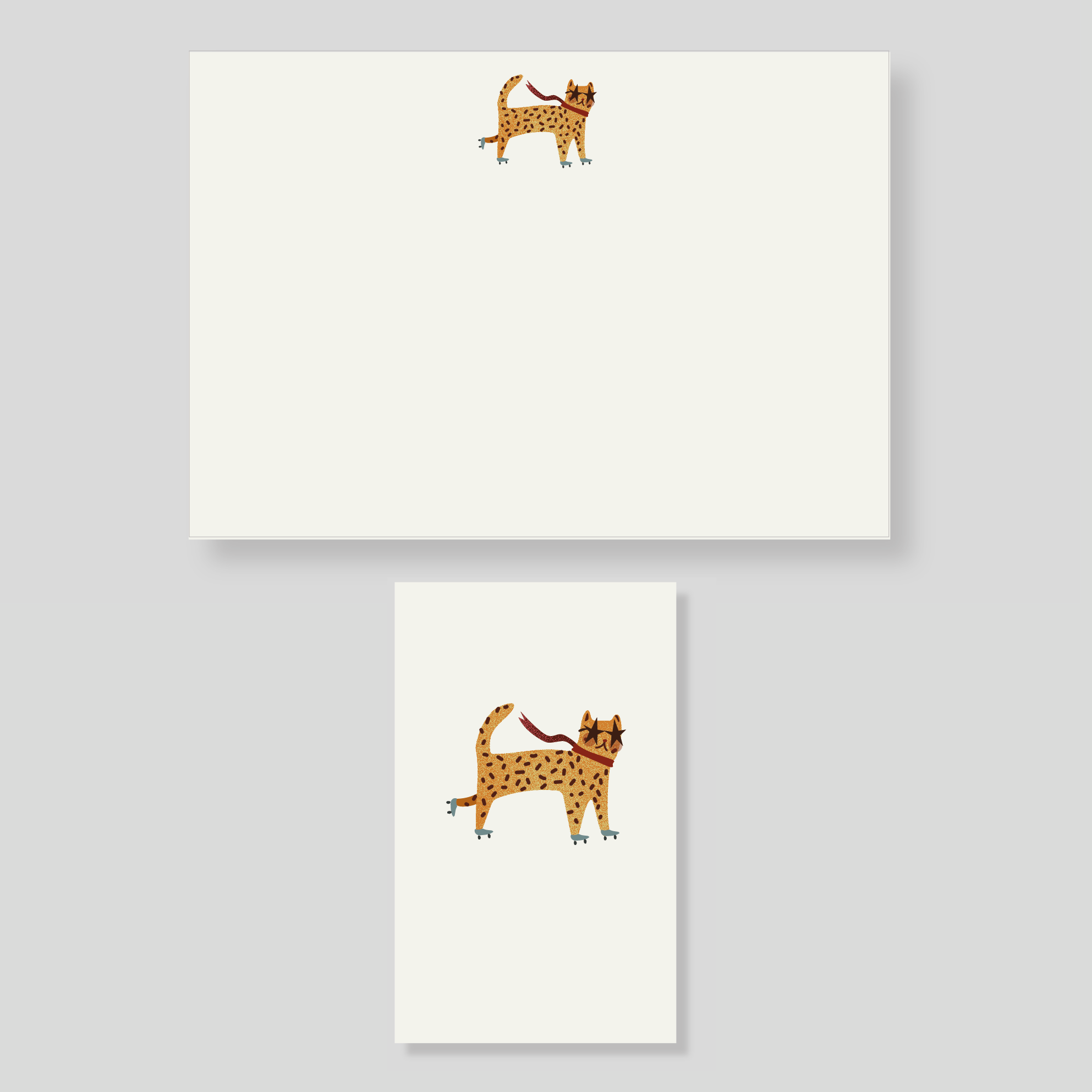 CAJA PEQUEÑA FIESTA - LEOPARDO