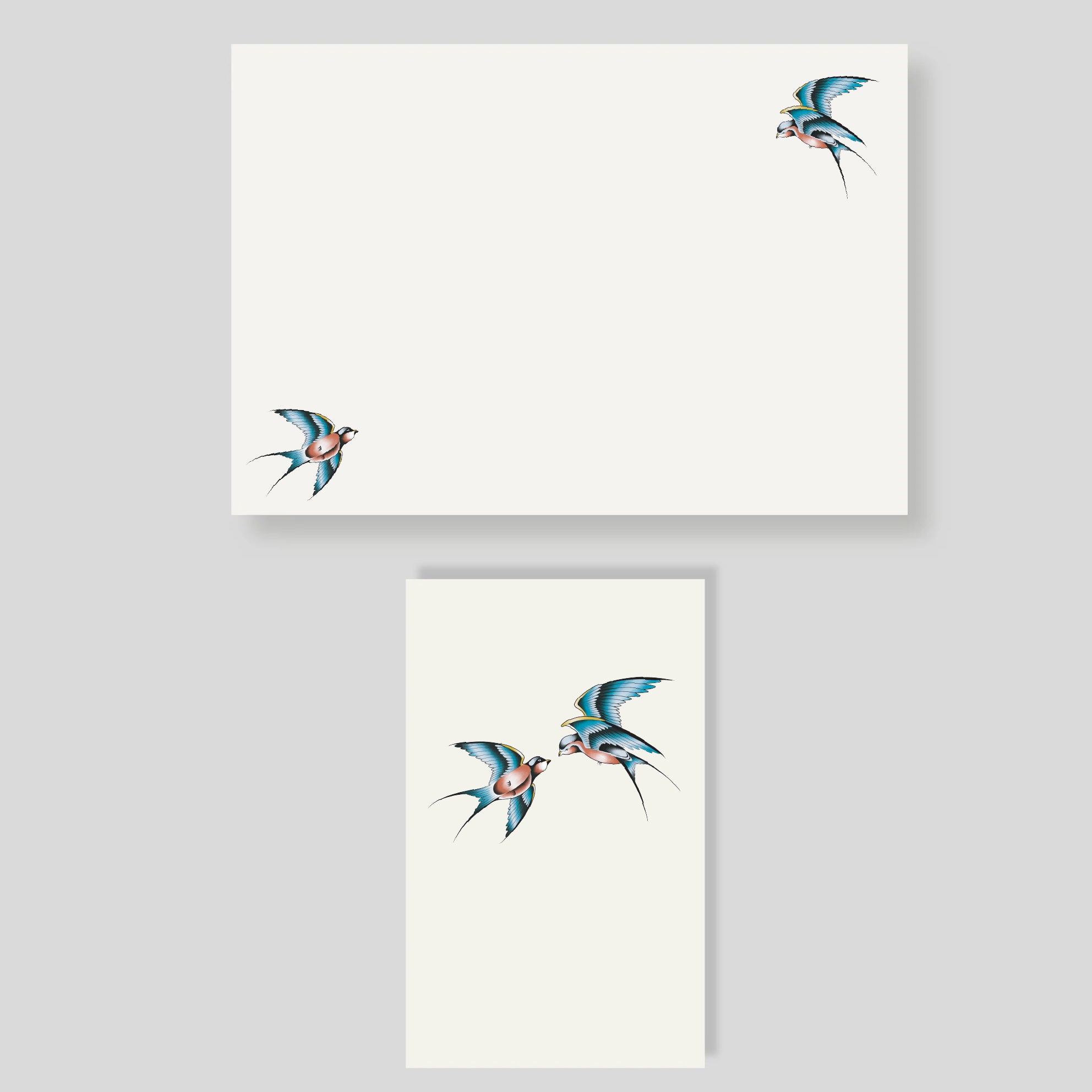 Caja pequeña Tinta golondrina: por MAY CARTER