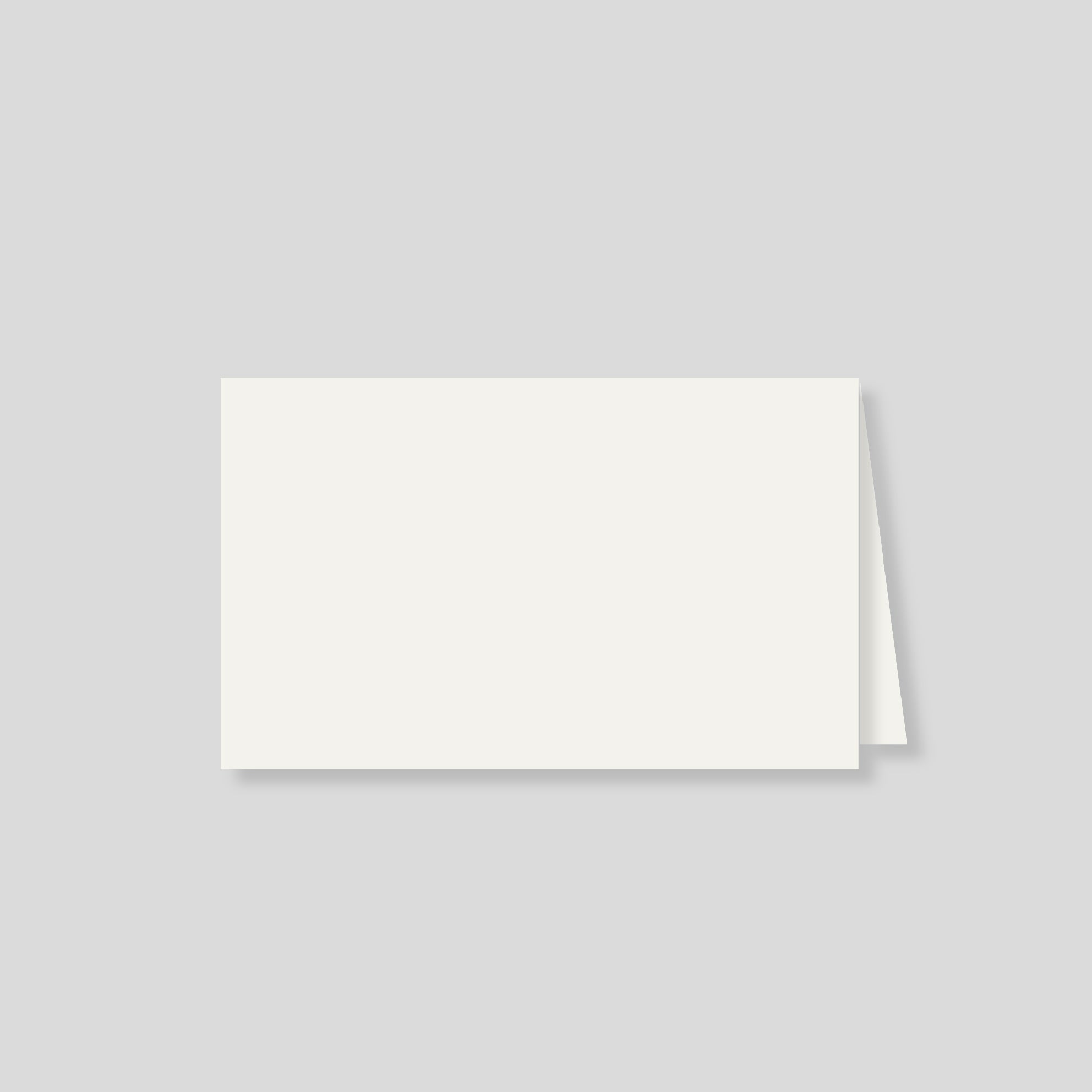 Notas dobles con sobre - caligrafía Marianna Rezk