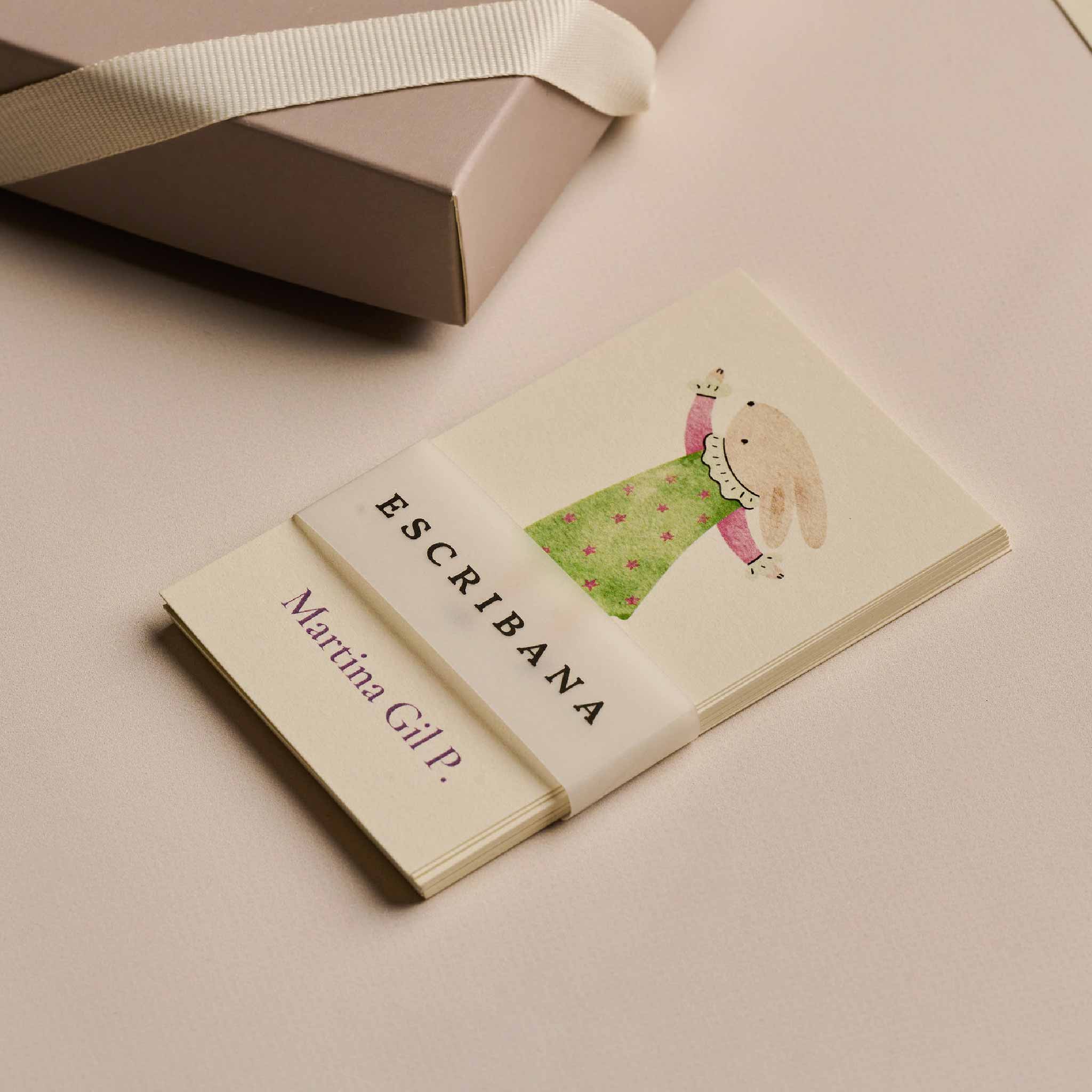 Tarjeta Personal Floresta Conejo