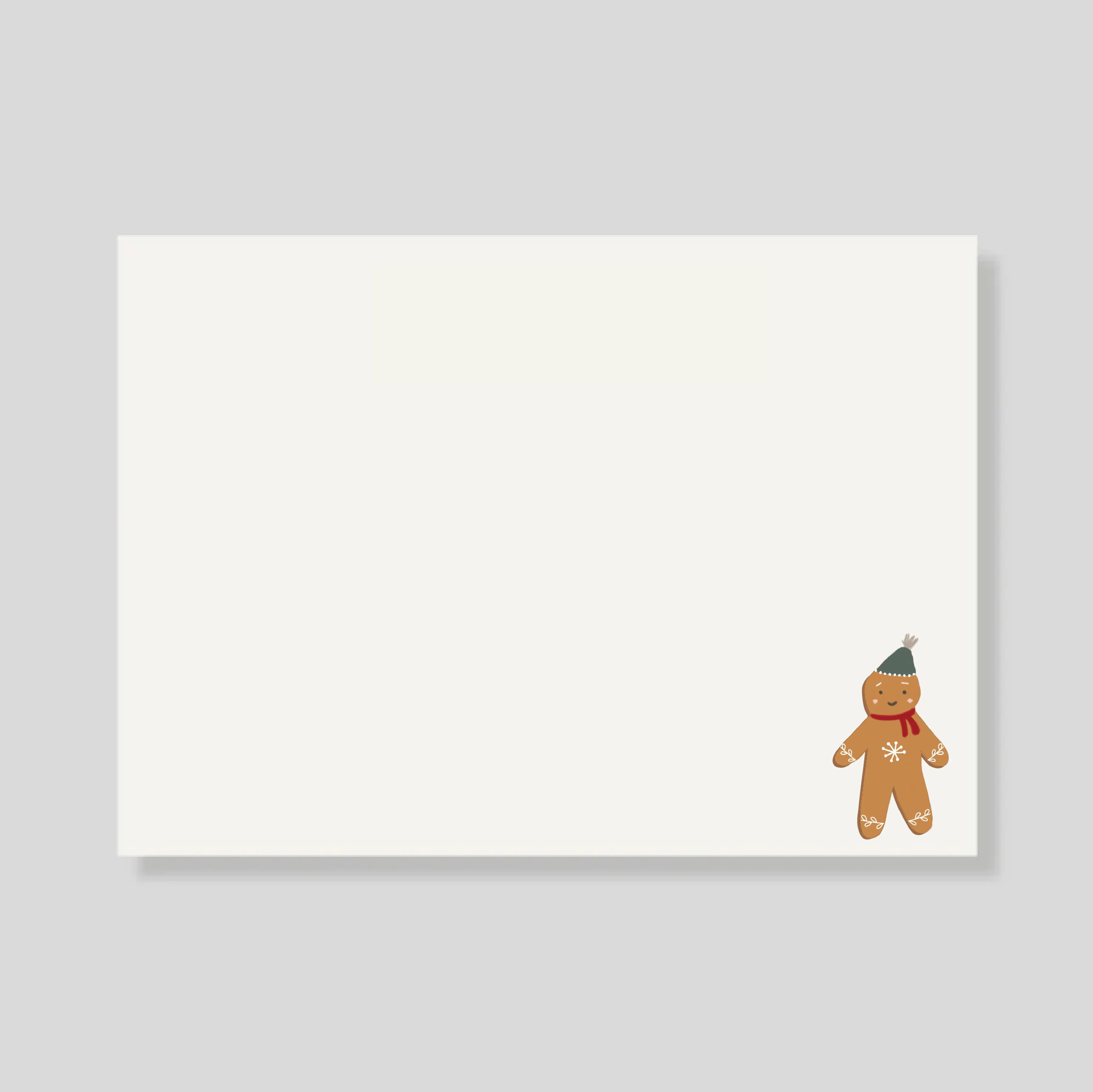 TARJETON XL Gingerbread
