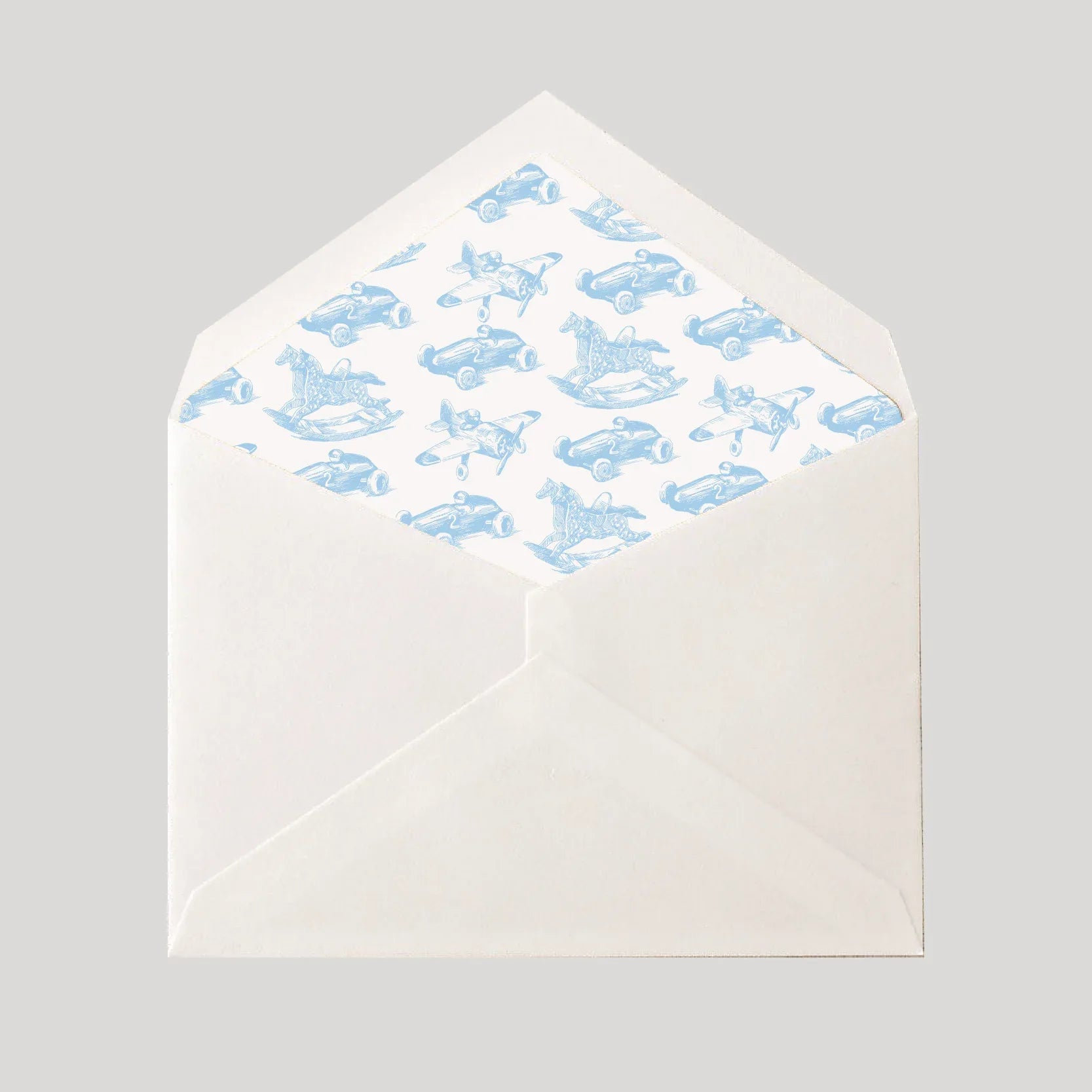 INVITACIONES JUGUETES BABY BLUE