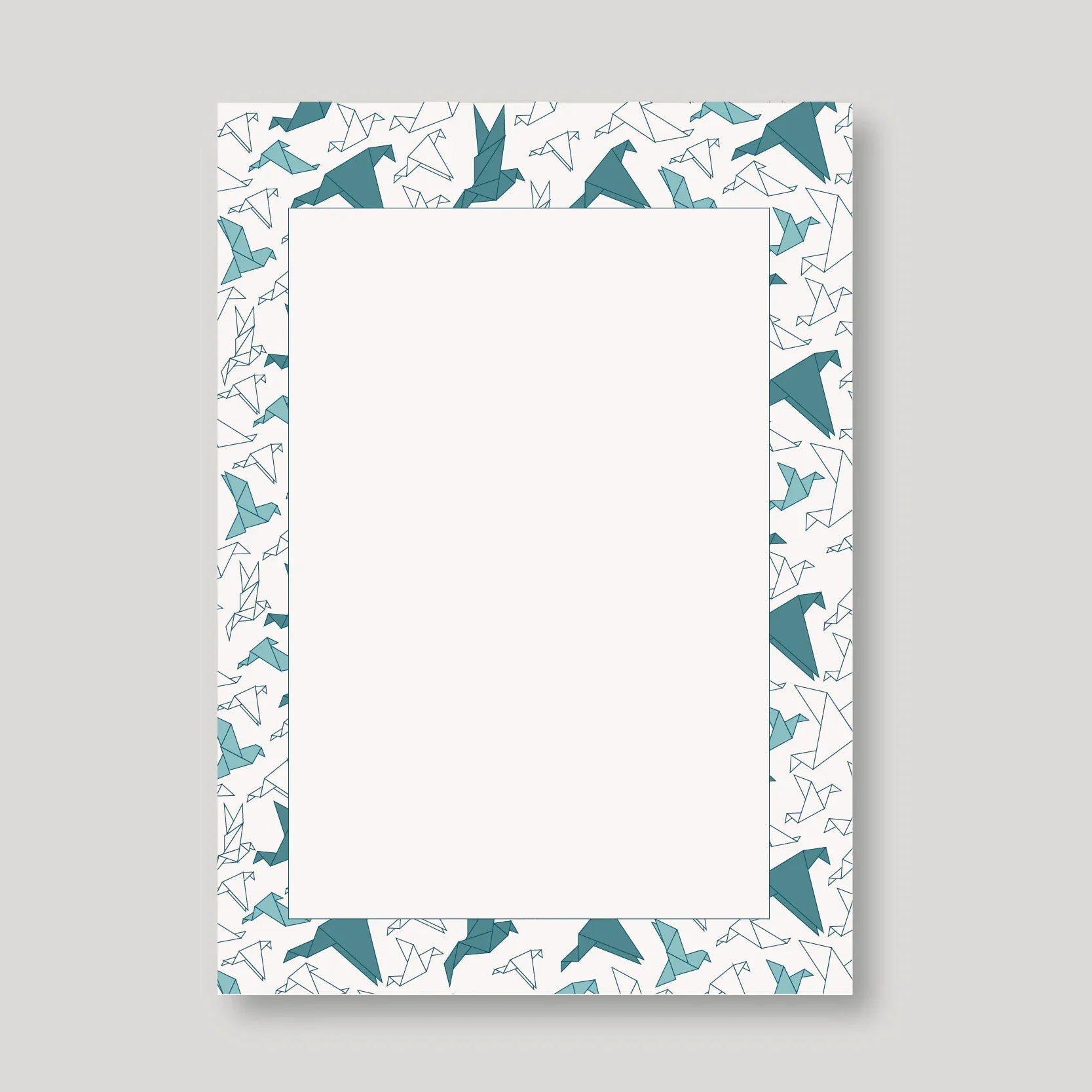 INVITACIONES ORIGAMI PETROLEO