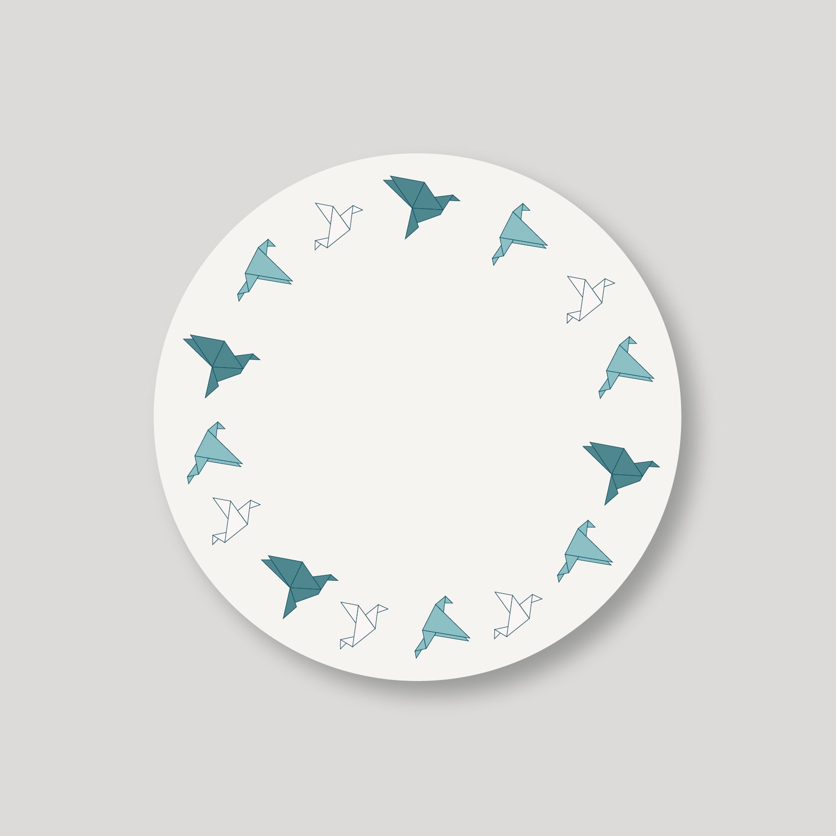 Stickers/ tags Origami Petroleo