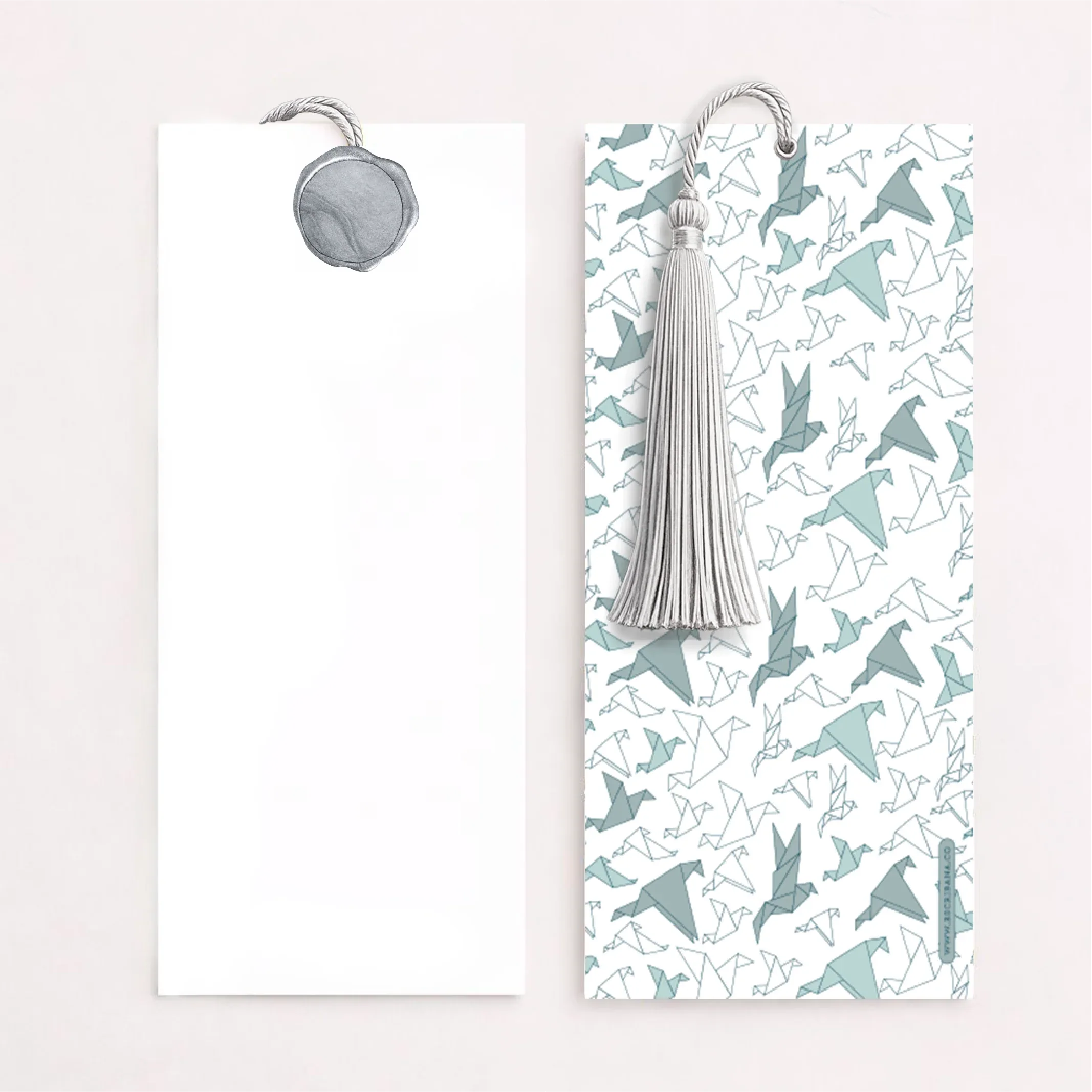 Registros / Folios Origami Petroleo con Lacre