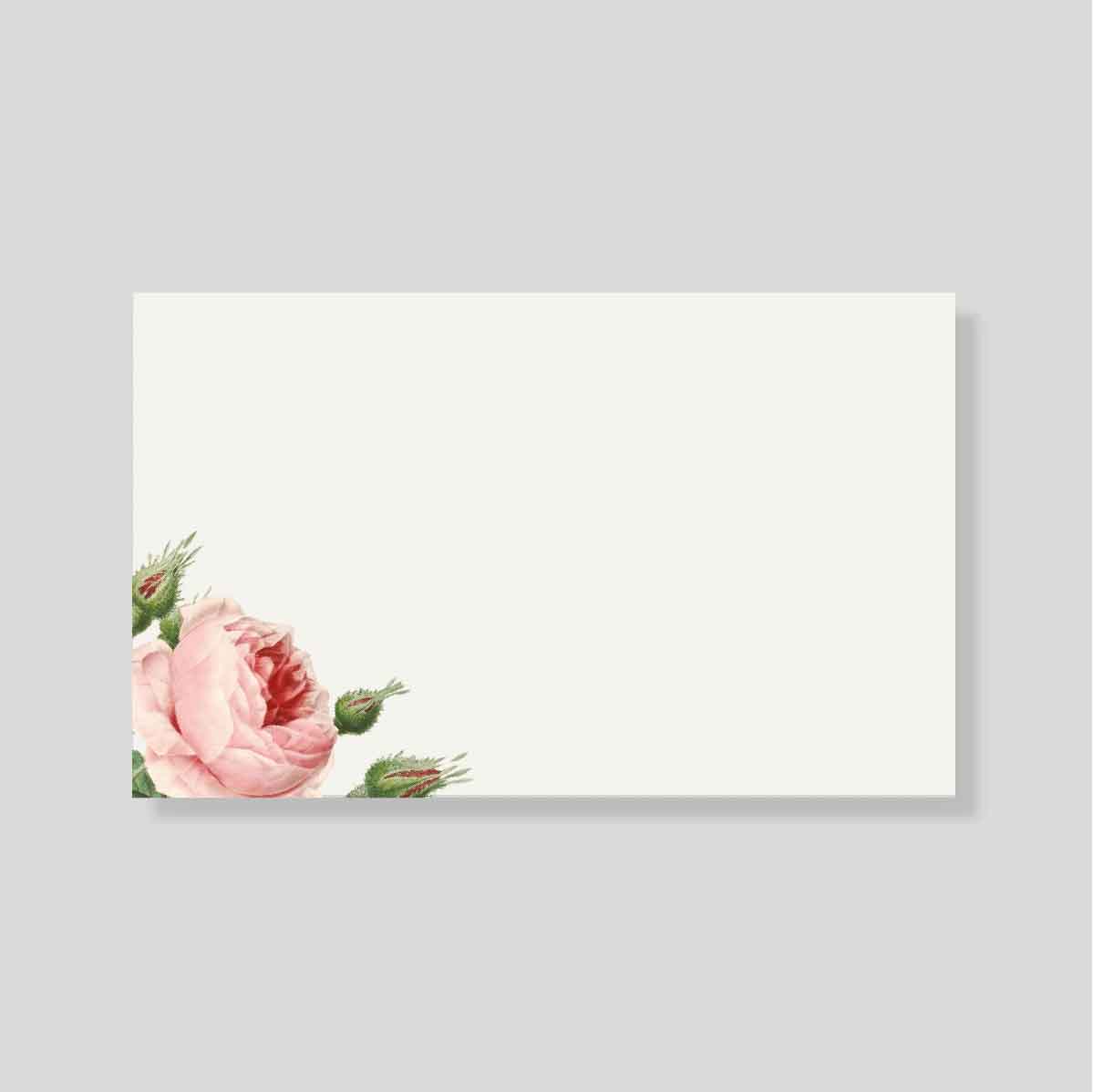 Tarjeta Personal Rosa (hor)
