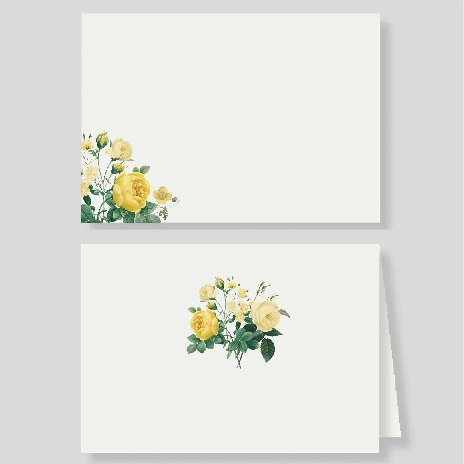 Tarjetón + Tarjetón doble Golden roses