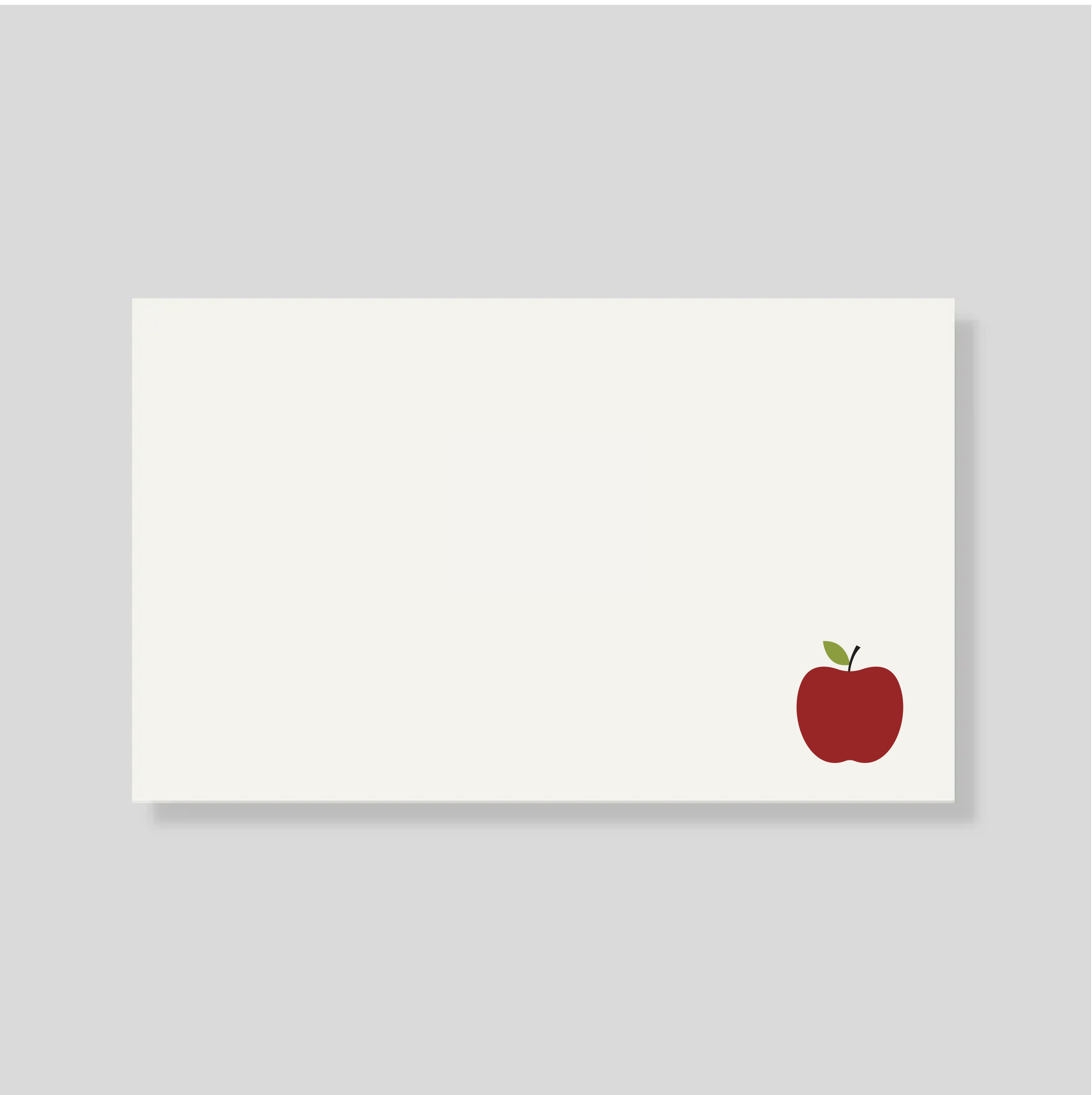 Tarjeta Personal Teacher's Day con sobre