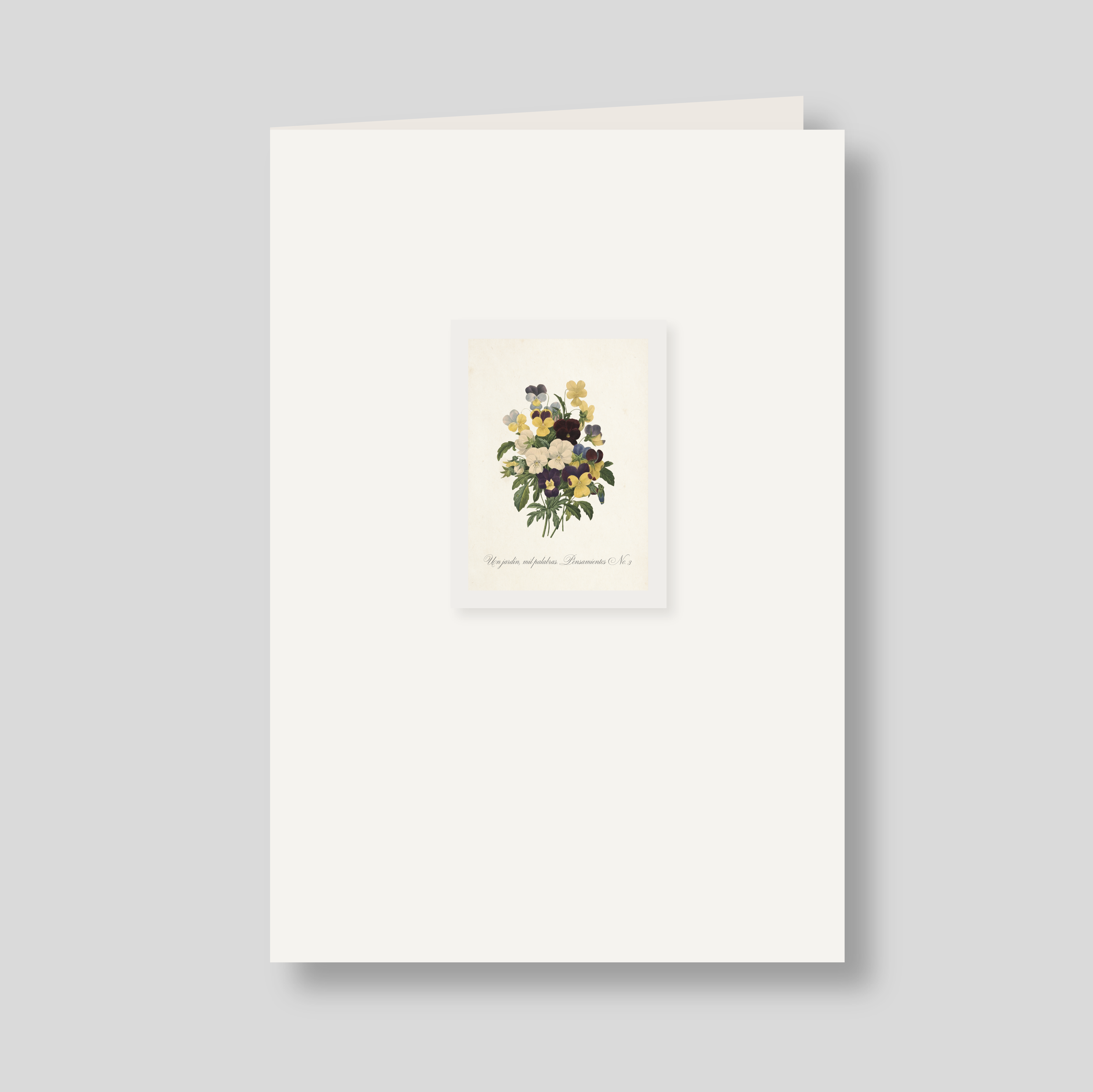 Tarjeton doble Pensamientos (listo para llevar)