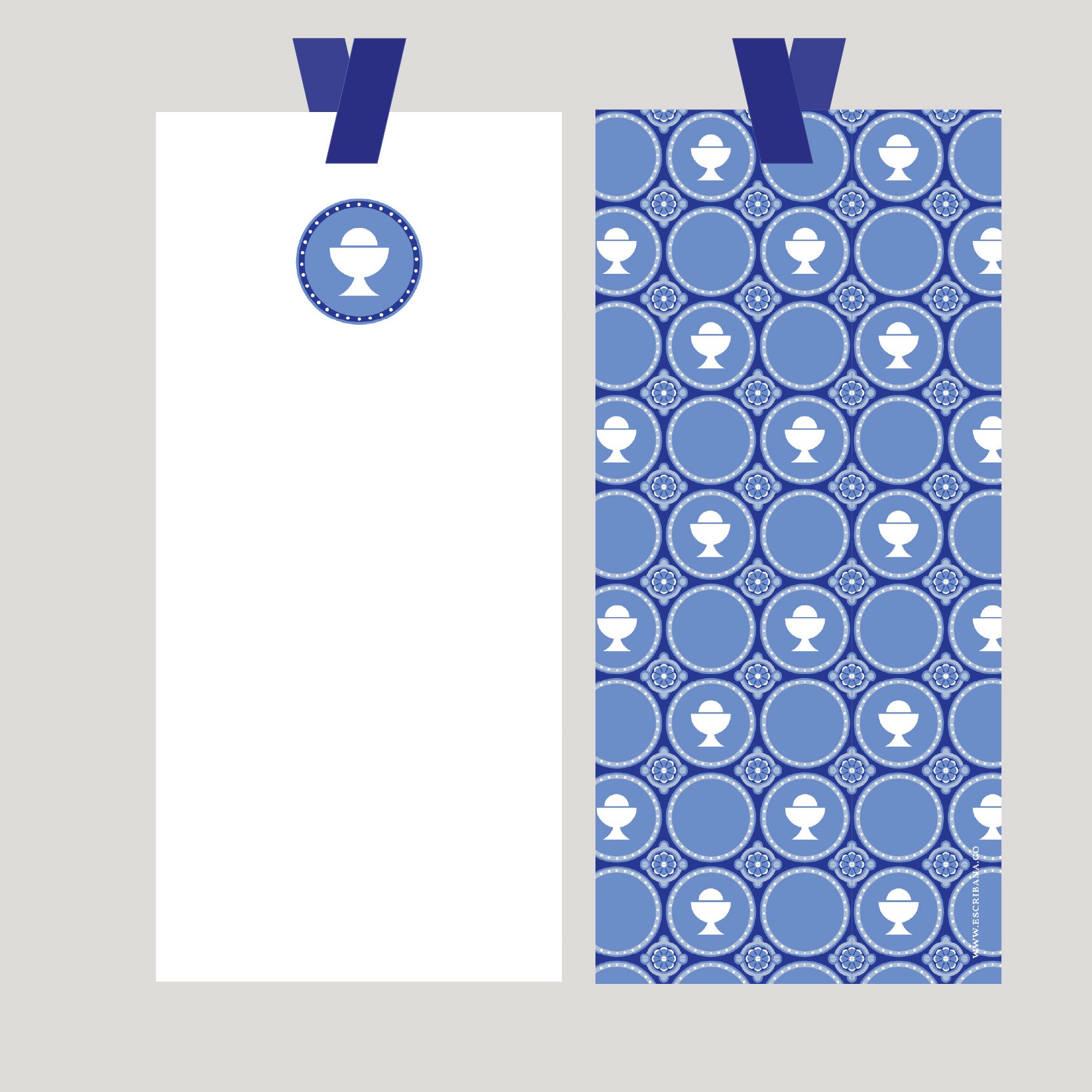 Registros / Folios Azulejo Blue