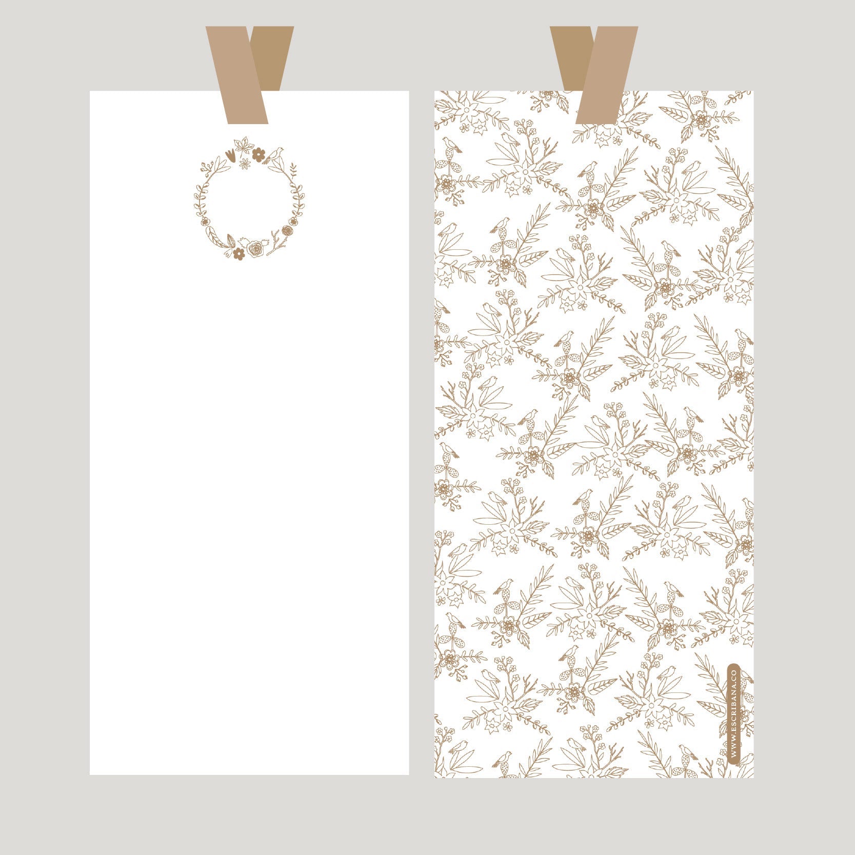 Registros / Folios Branches ocre