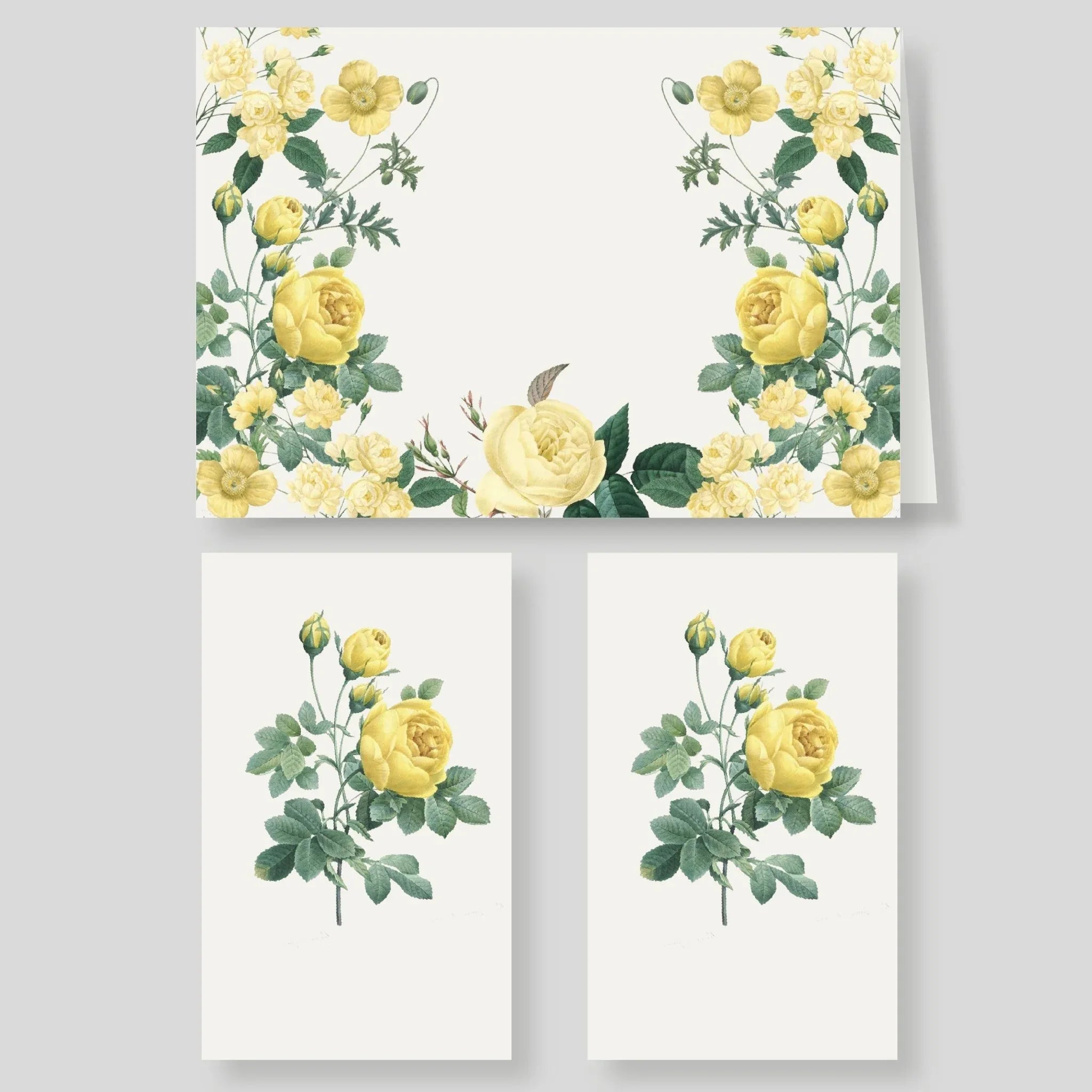 Caja Mediana Doble Golden Roses