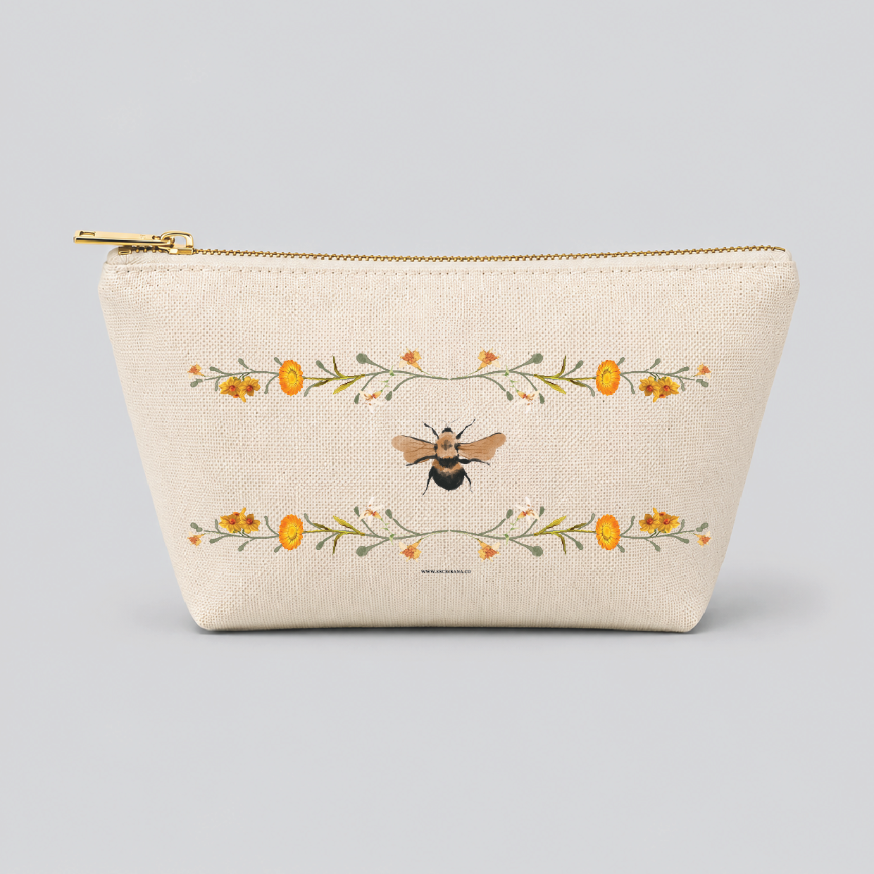 Cartuchera de Lona con Diseño Bee