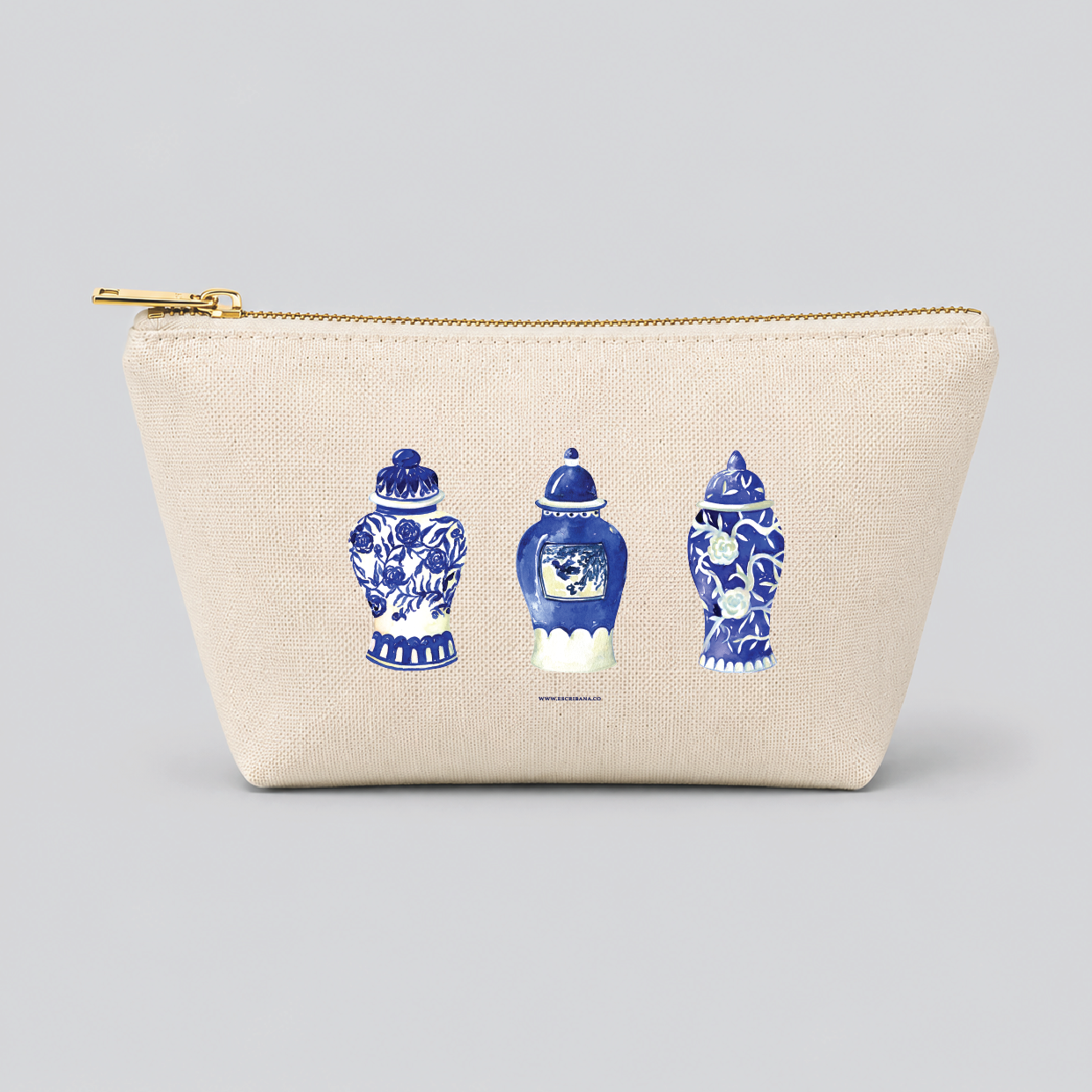 Cartuchera de Lona con Diseño Toscana