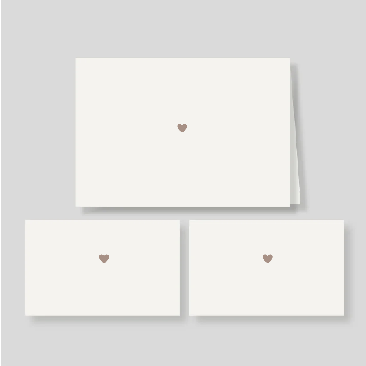 Caja Mediana doble Love colores