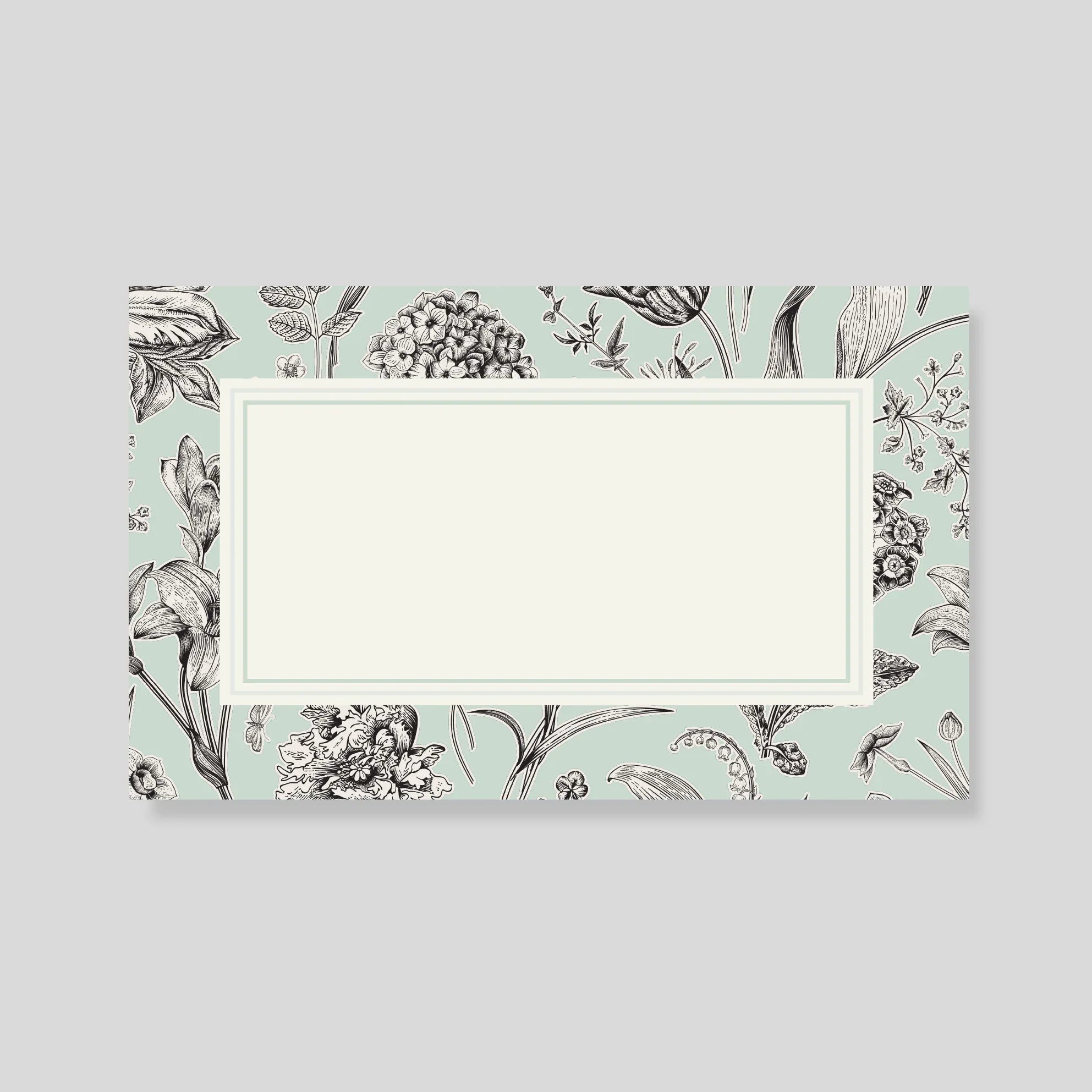 Tarjeta Personal Florario Menta