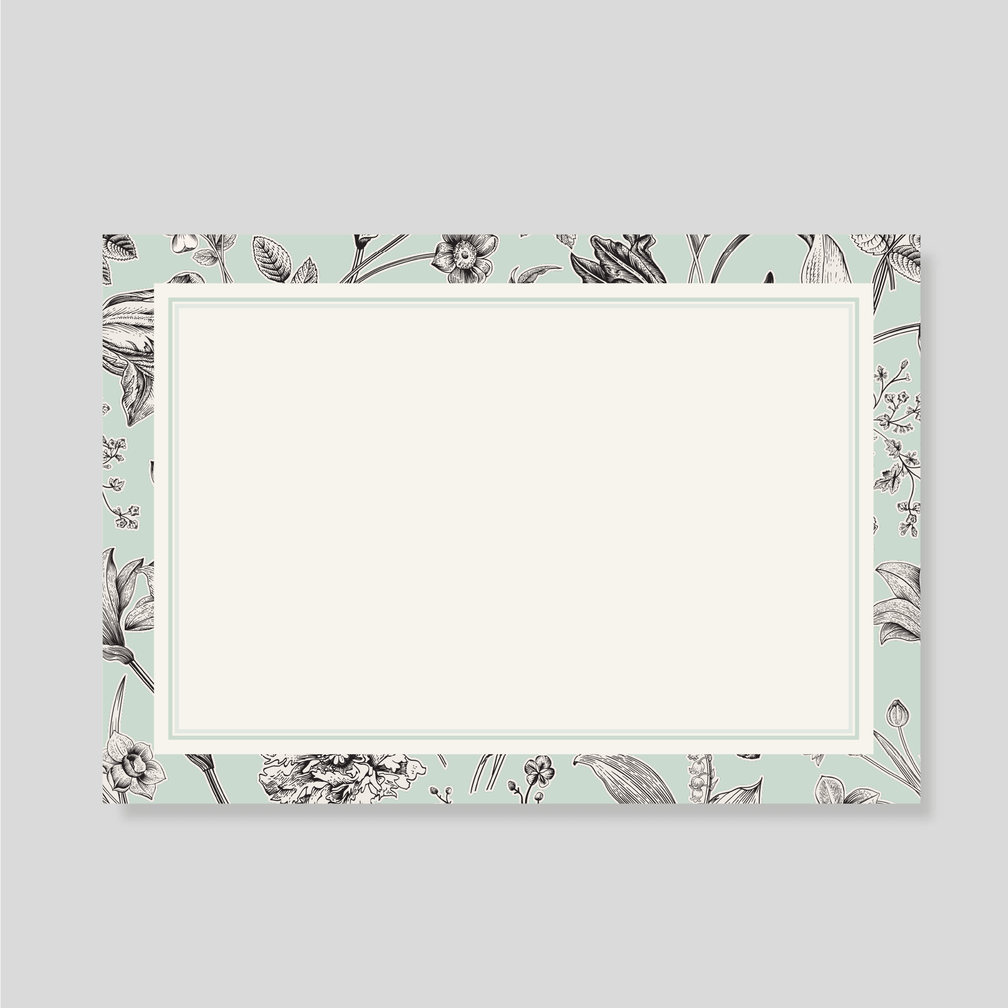 Tarjetón FLORARIO MENTA