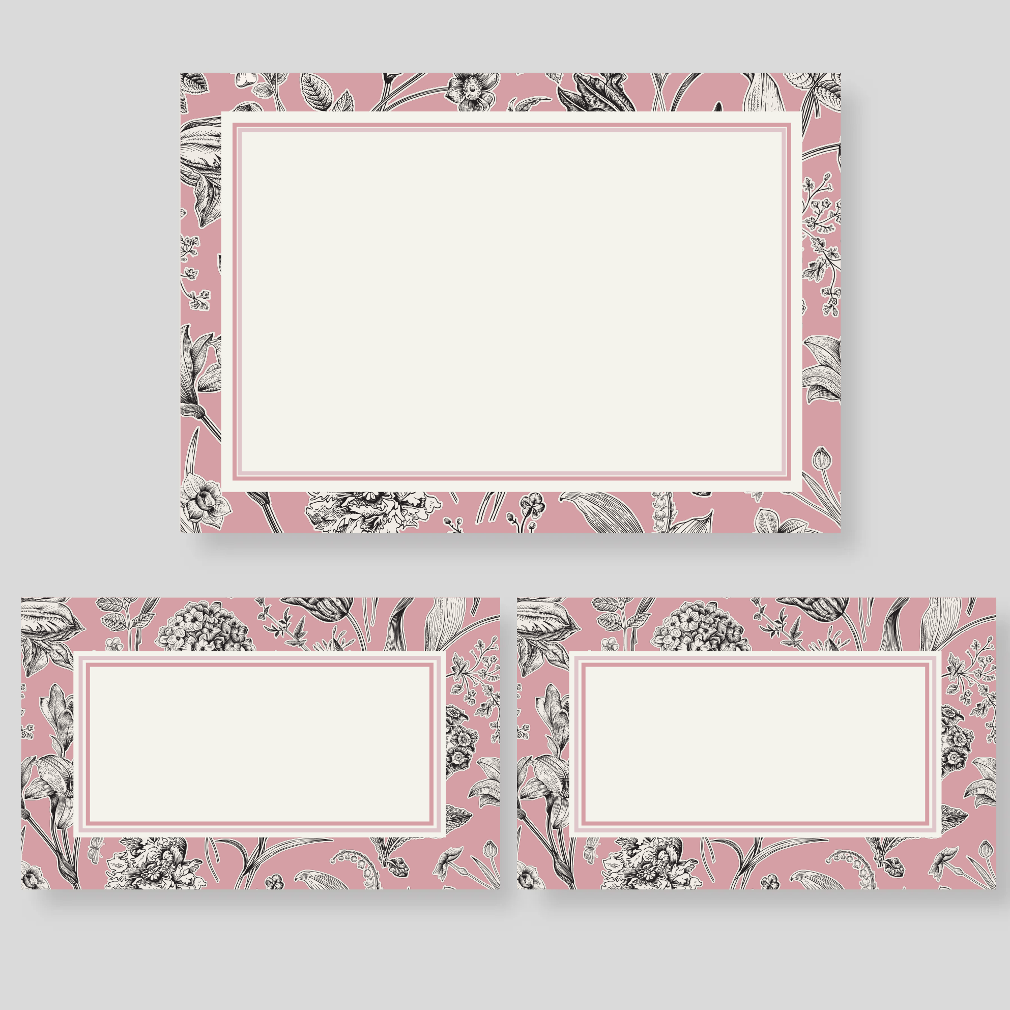 Caja Mediana Florario Pink