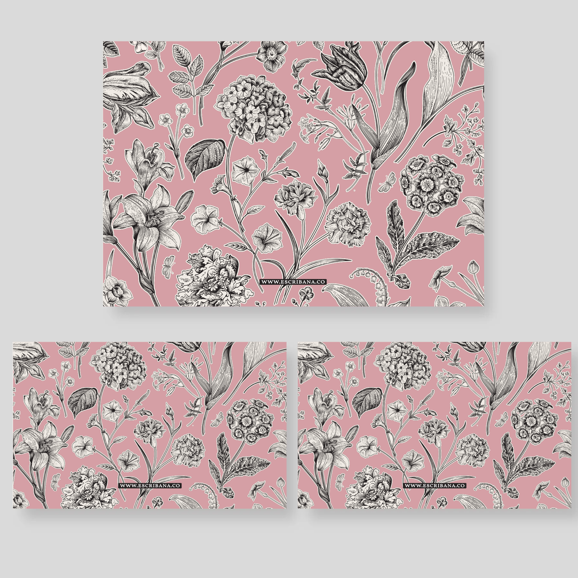 Caja Mediana Florario Pink