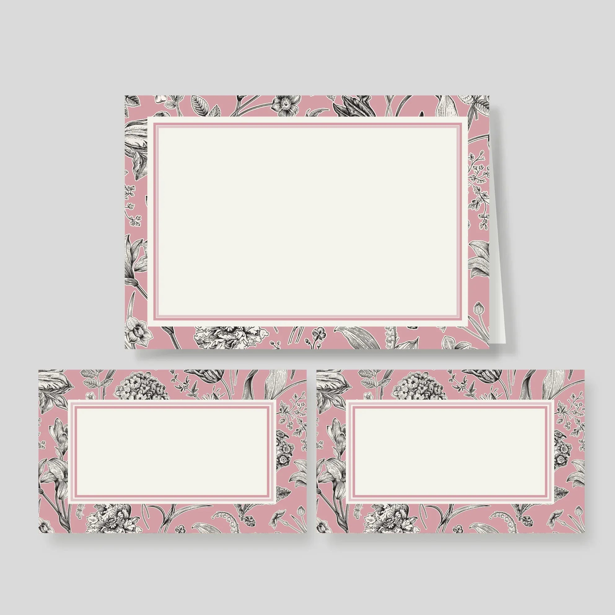 Caja Mediana Doble Florario Pink