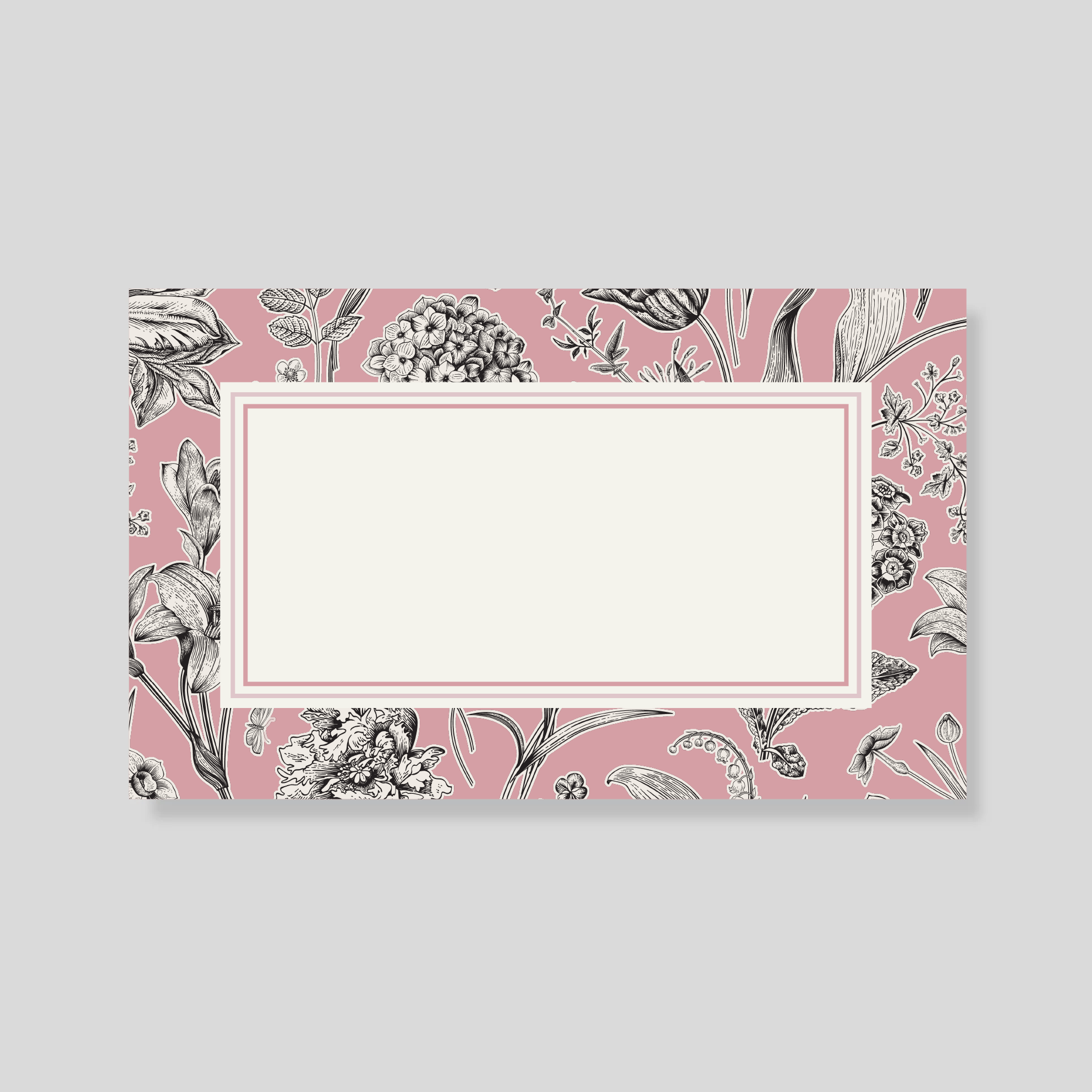 Tarjeta Personal Florario Pink