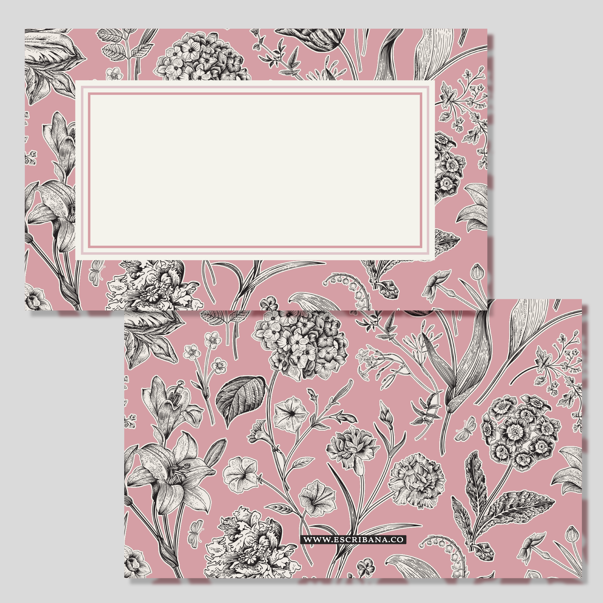 Tarjeta Personal Florario Pink