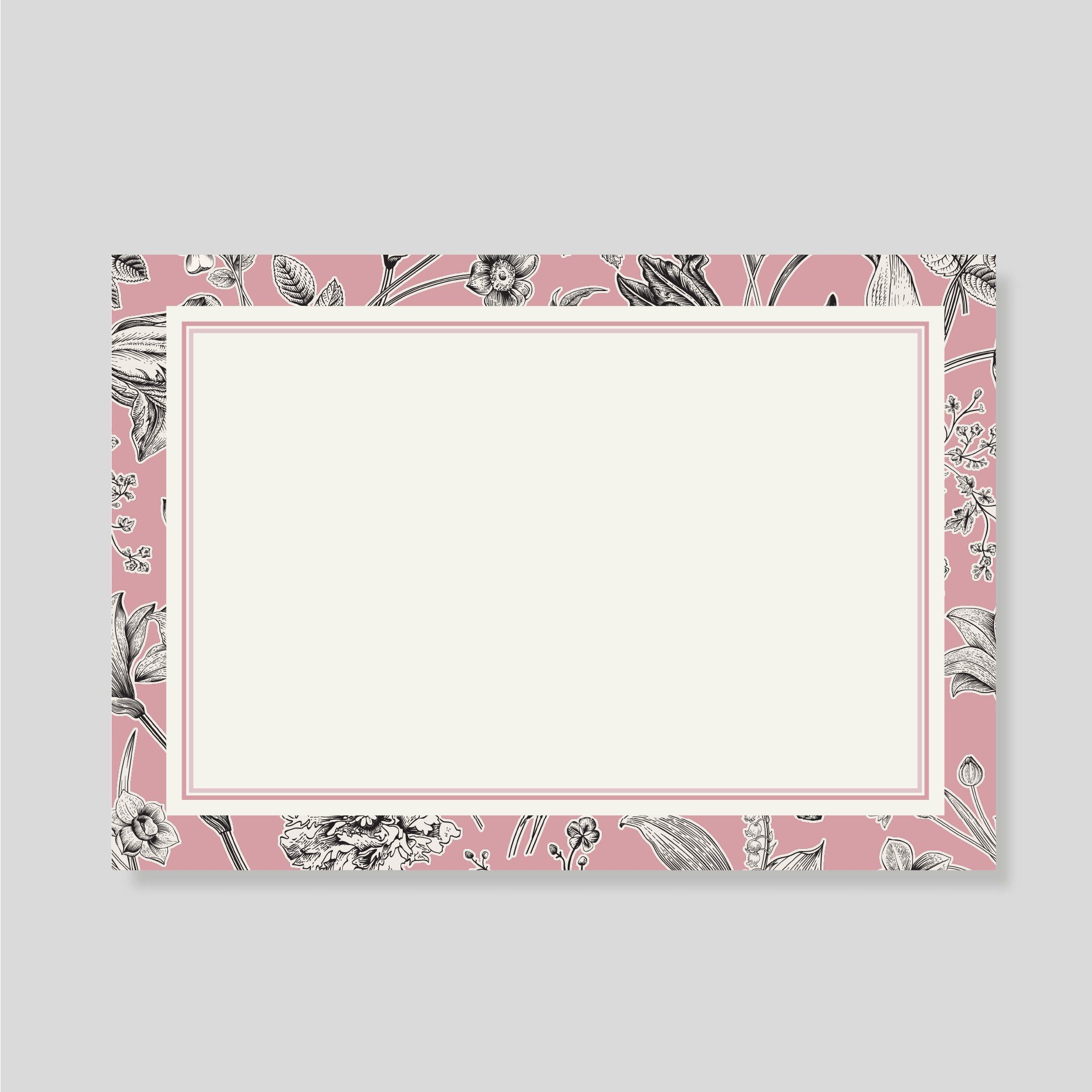 Tarjetón FLORARIO PINK