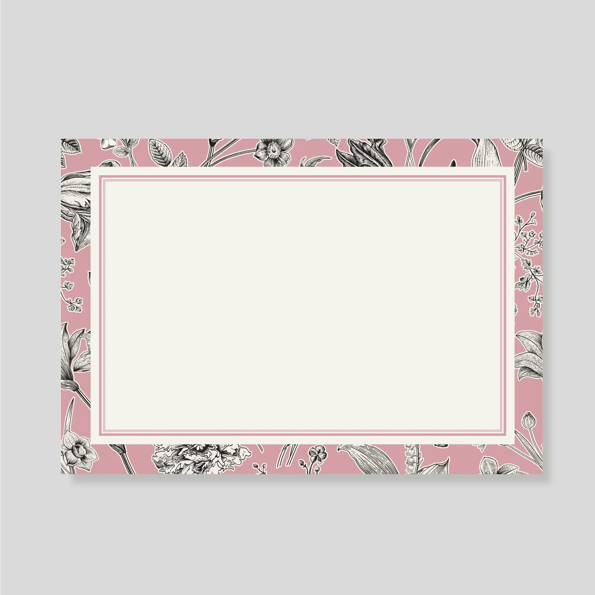 Tarjetón FLORARIO PINK