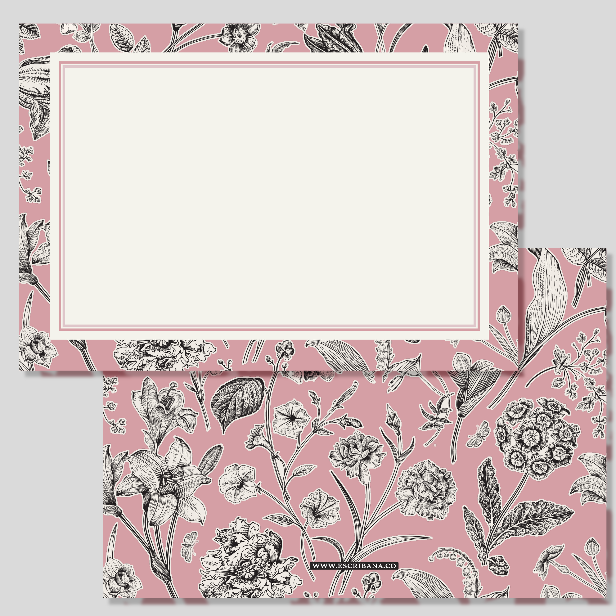 Tarjetón FLORARIO PINK