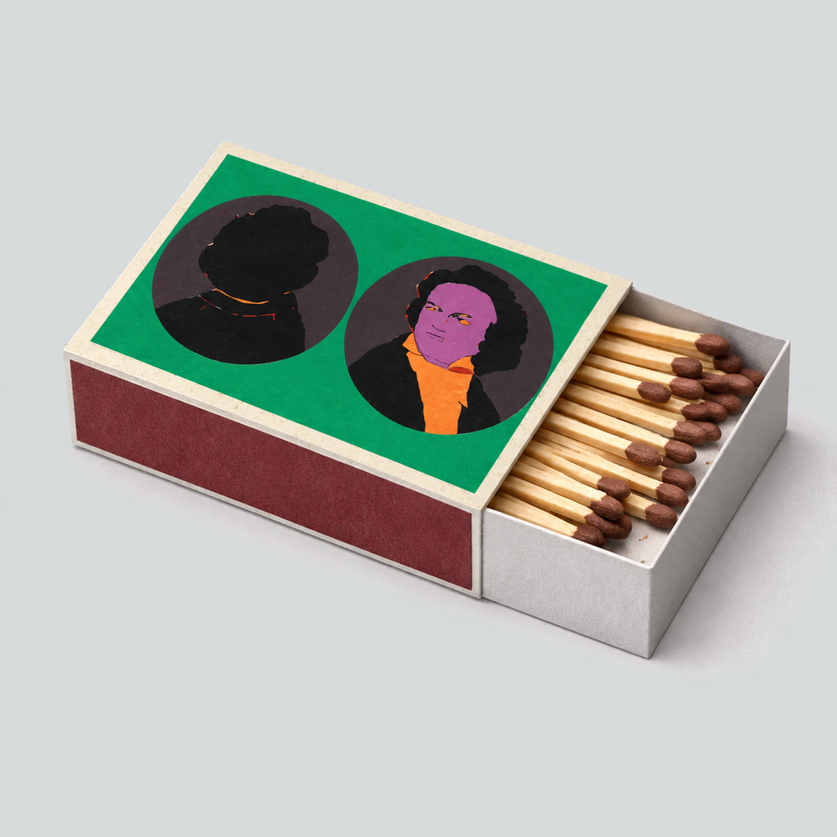 Caja de Fósforos Escribana x MAMBO · Beatriz González