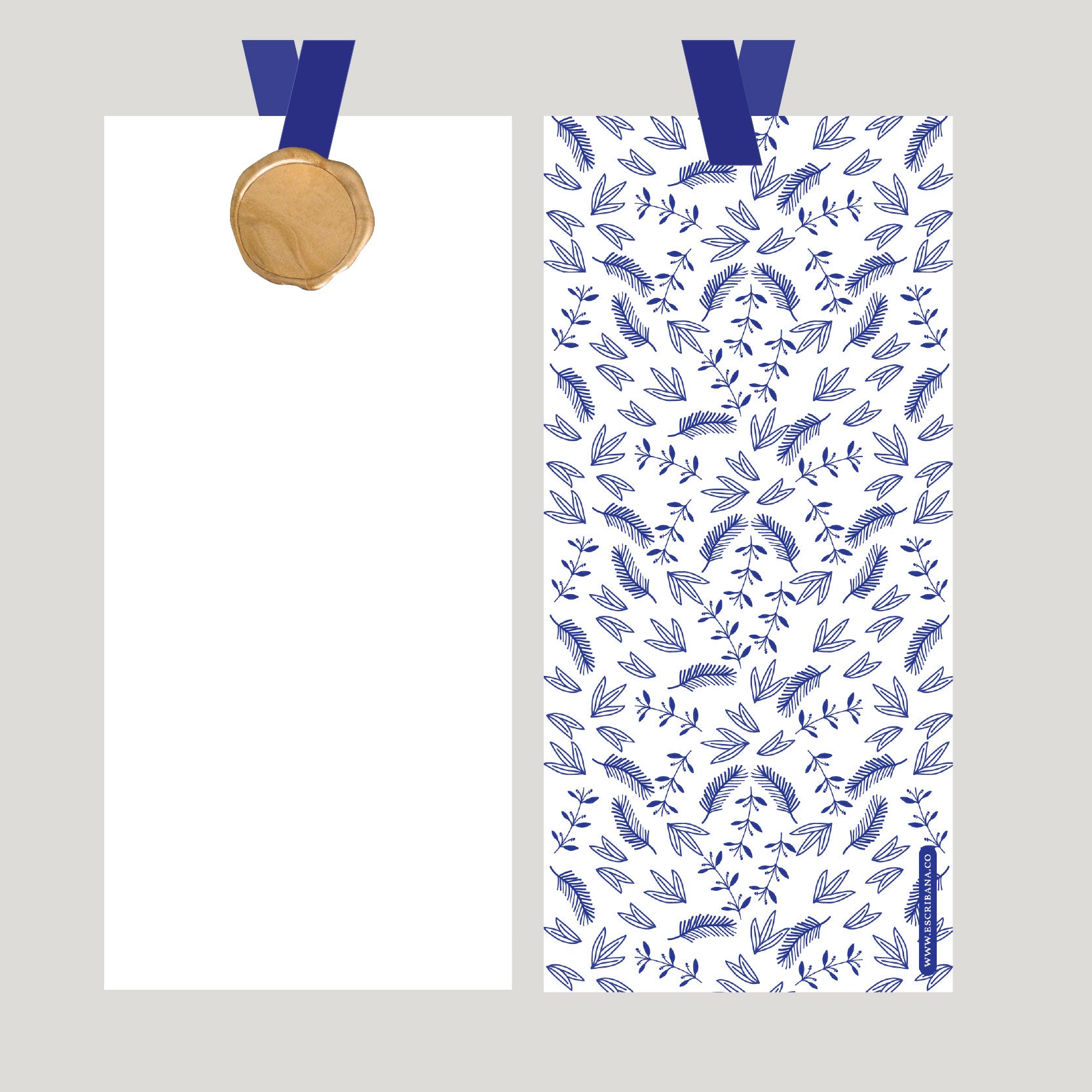 REGISTROS / FOLIOS HOJITAS AZUL CON LACRE