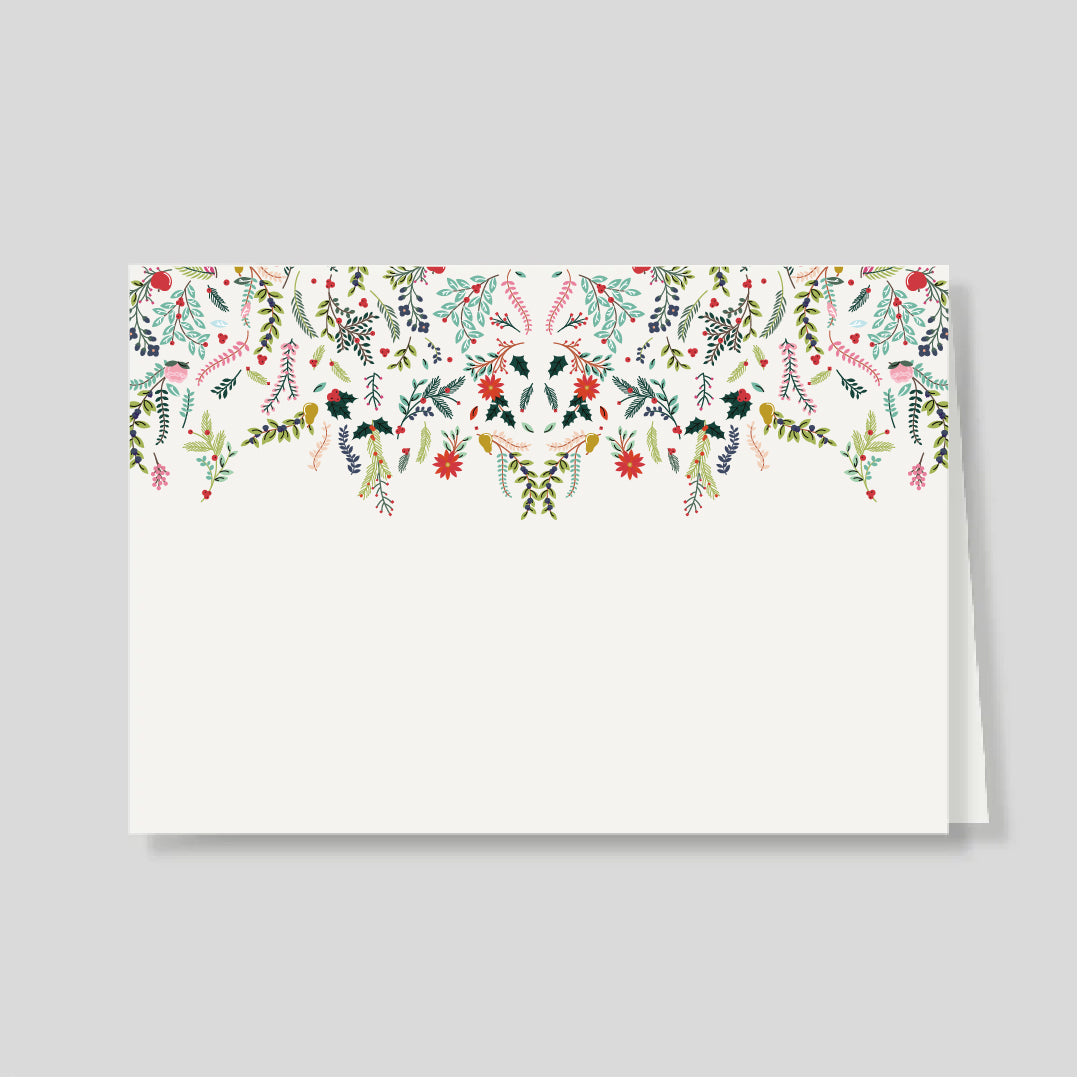 Tarjetón Doble Jardin X-MAS