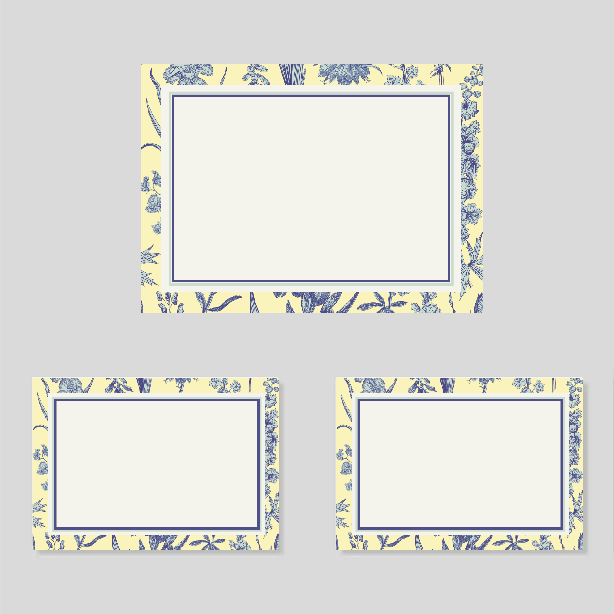 Caja flex XL Florario Azul