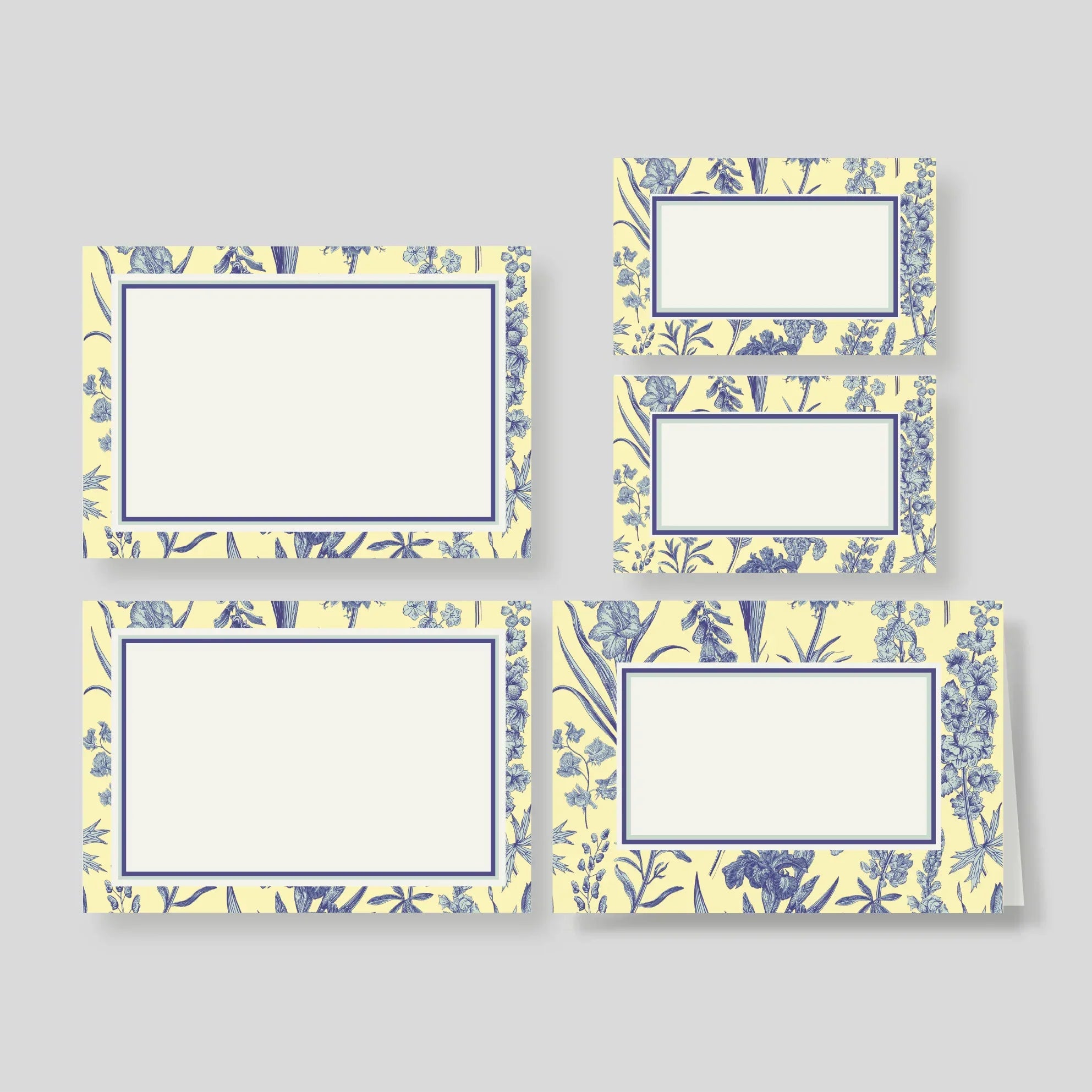 Caja Grande Flex Florario Azul