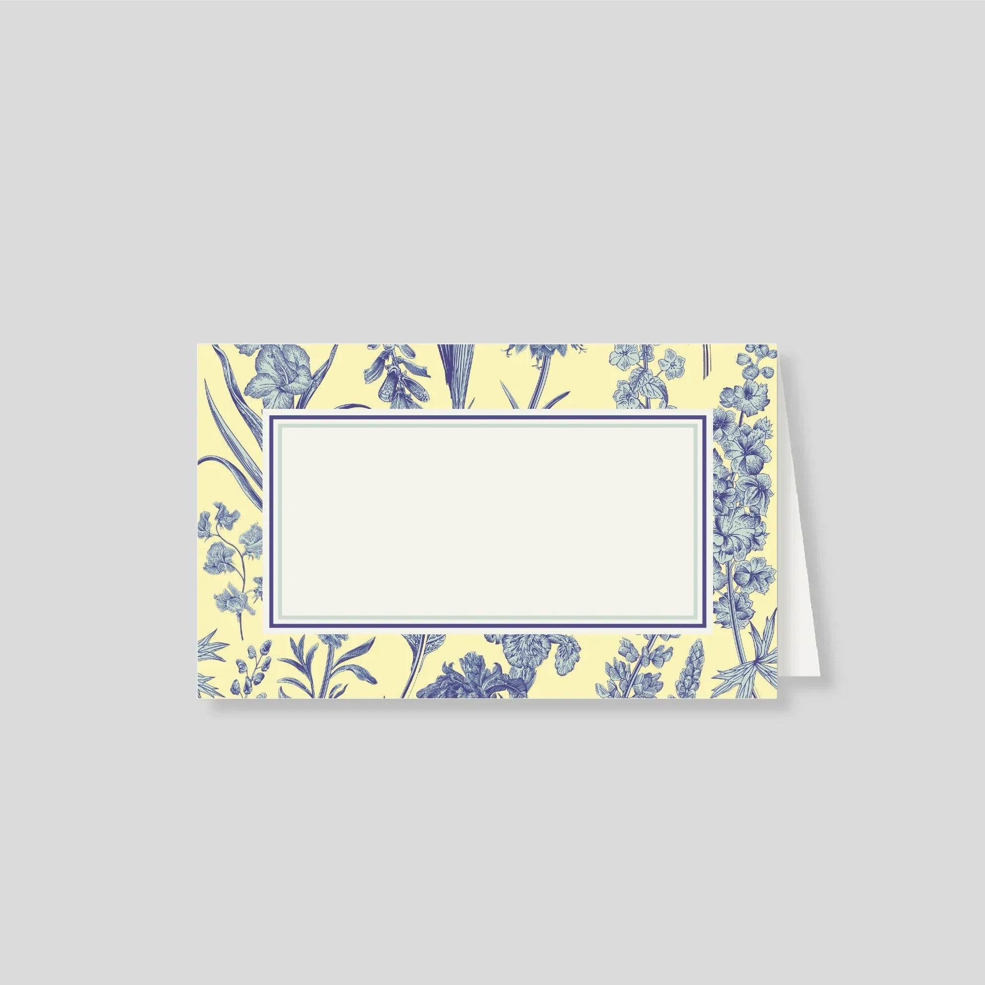 Notas dobles con sobre Florario AZUL