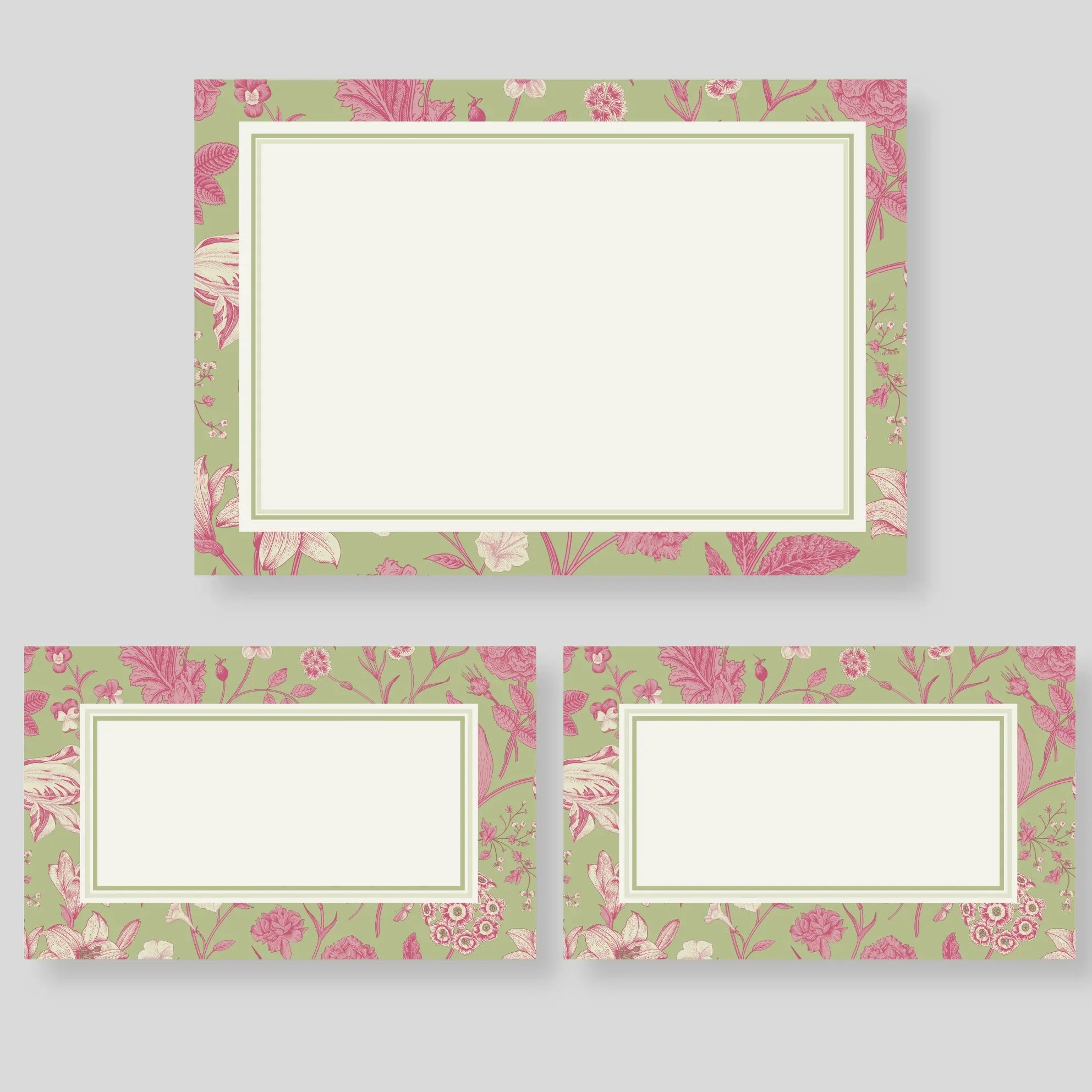 Caja Mediana Florario Verde