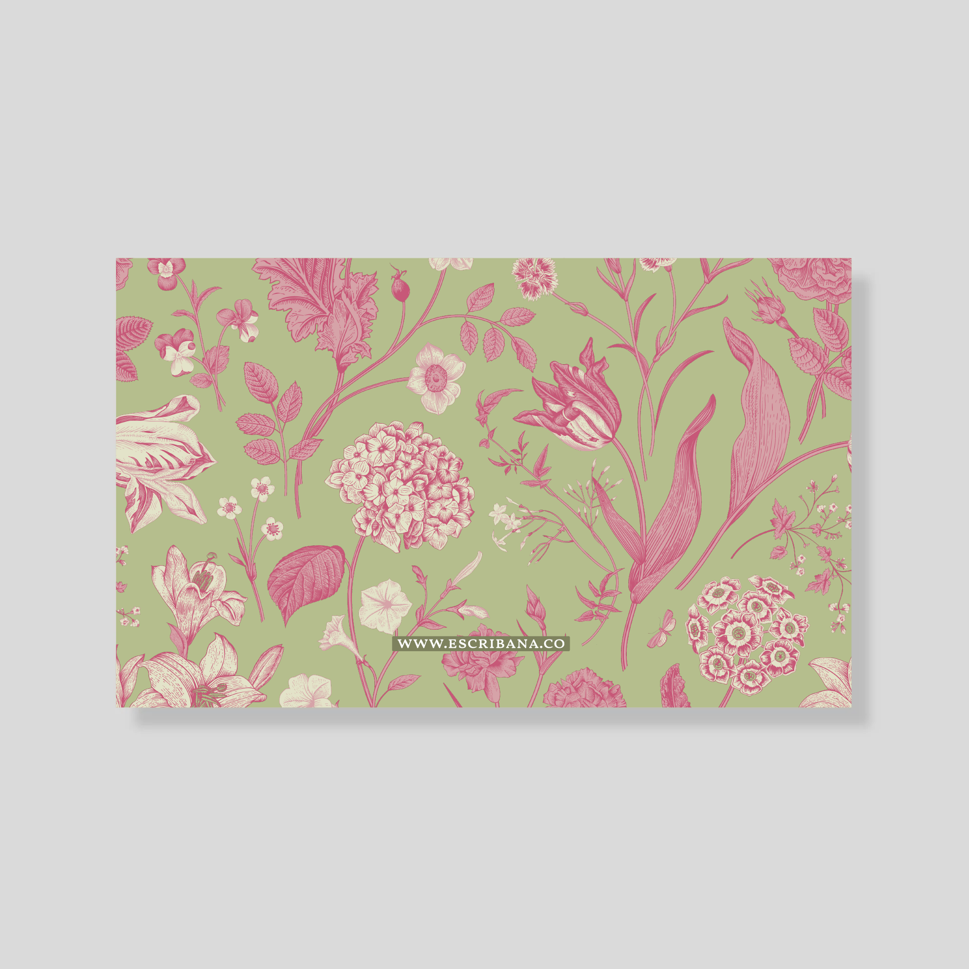 Tarjeta Personal Florario Green con sobre