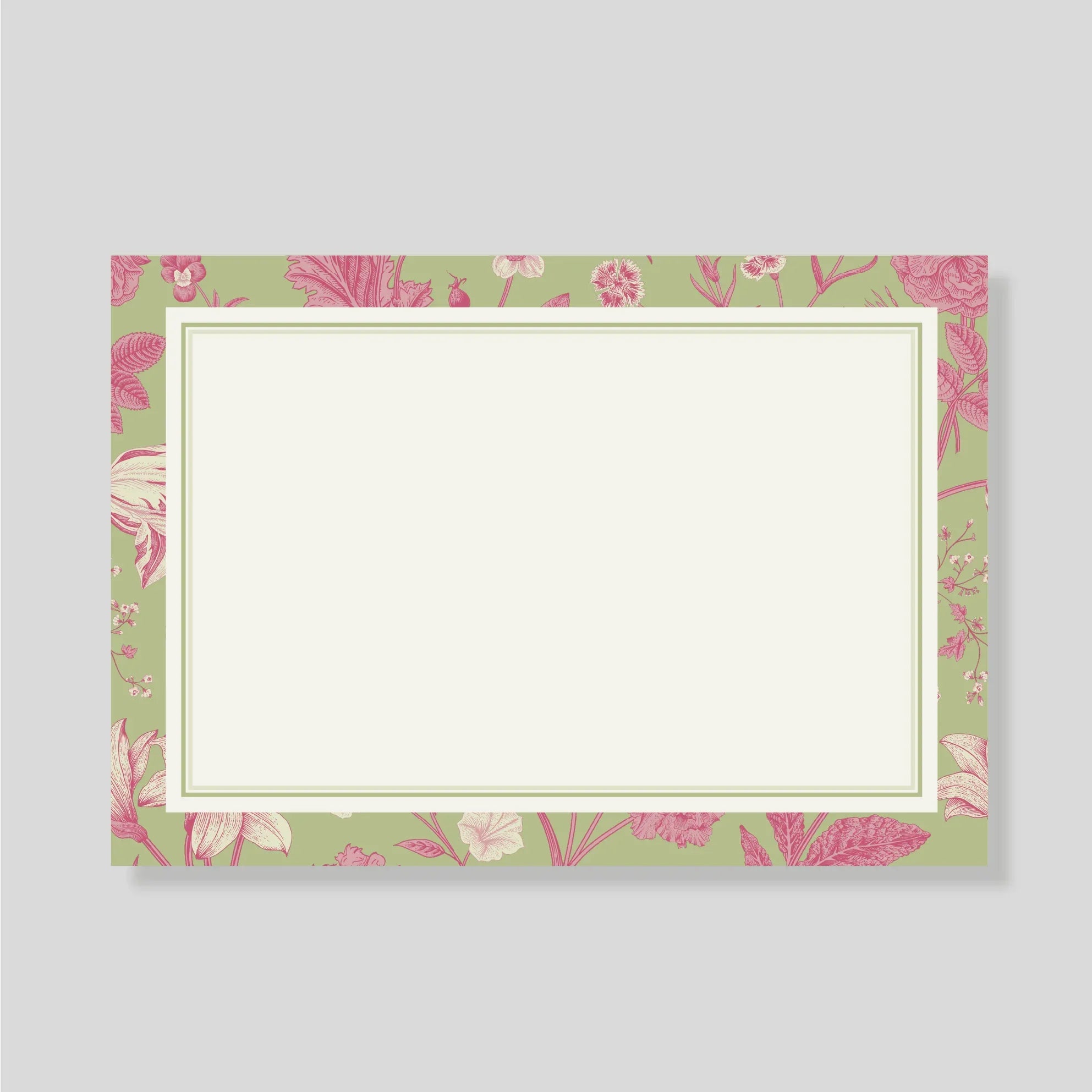 Tarjetón FLORARIO VERDE