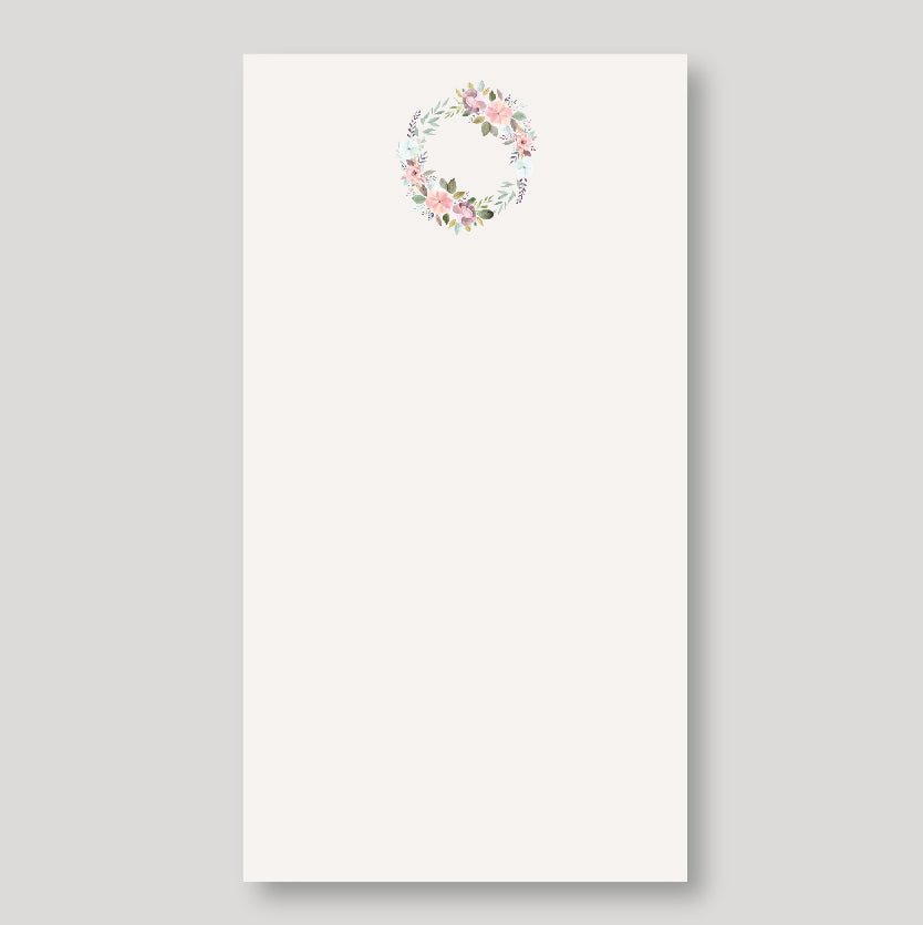 MENU ACUARELA ROSADA