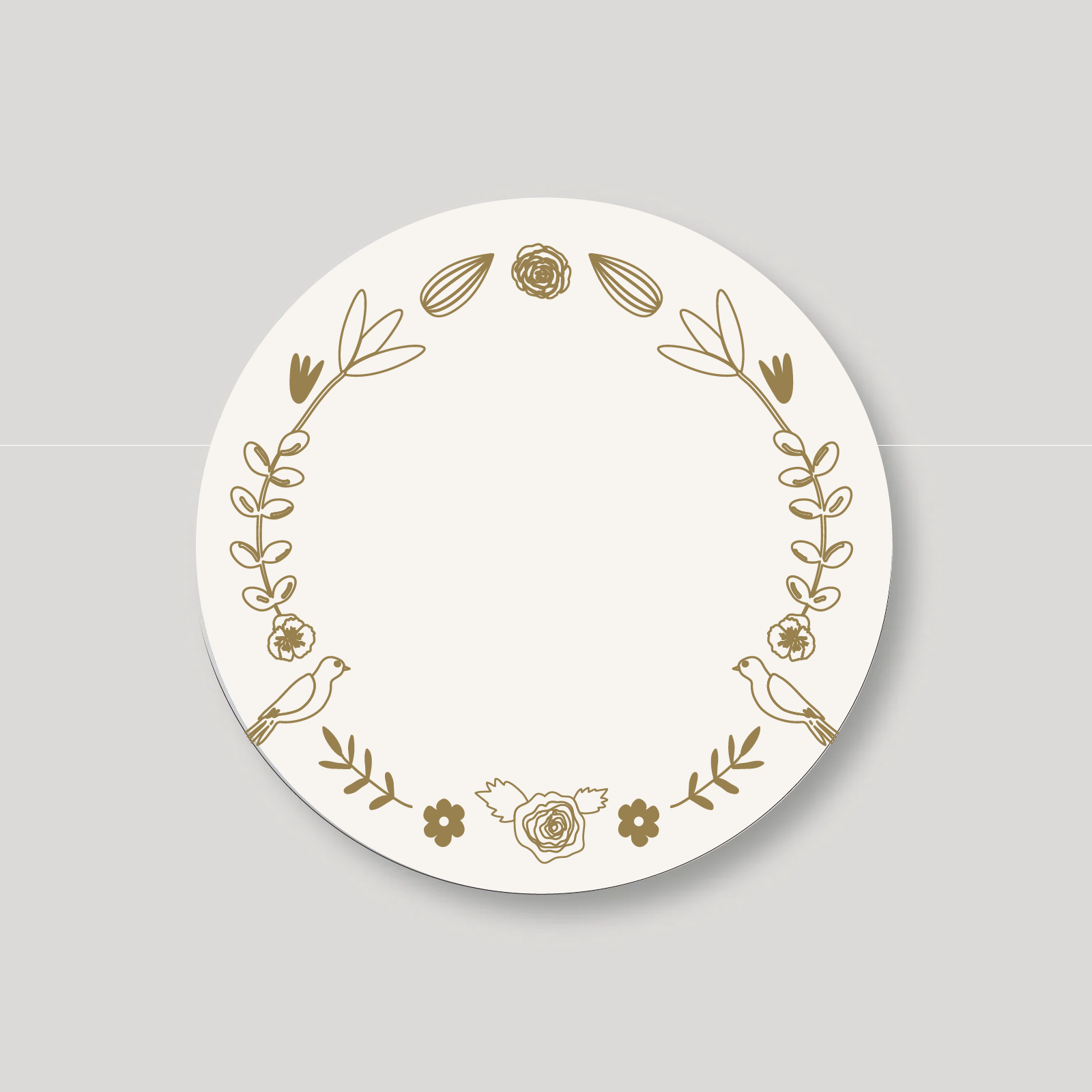 Stickers/ tags Branches Taupe