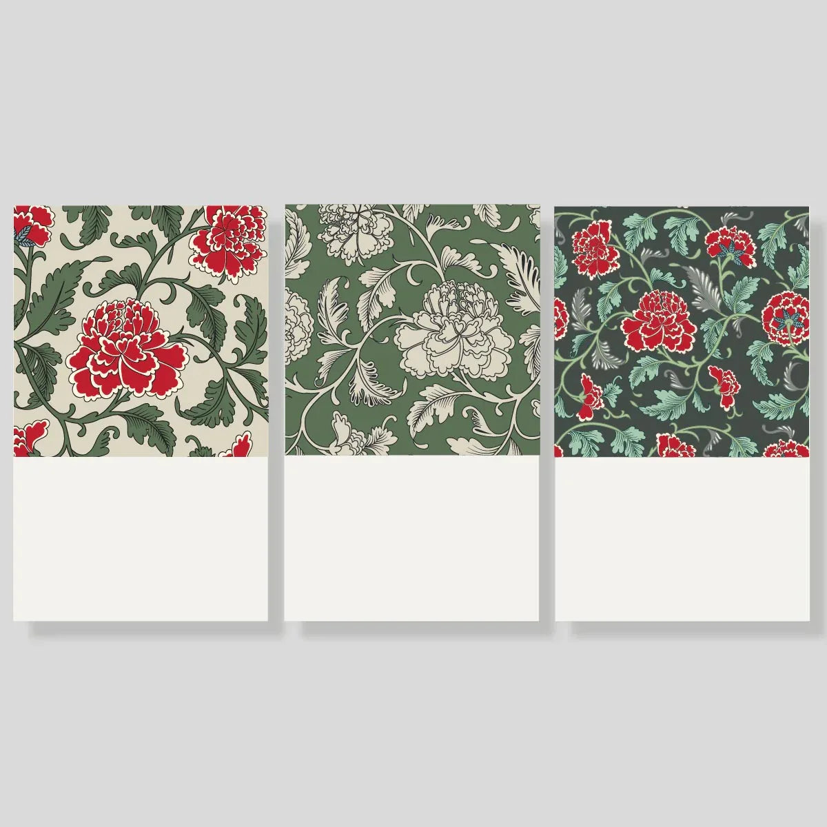 Tarjetas Dhalias X-MAS