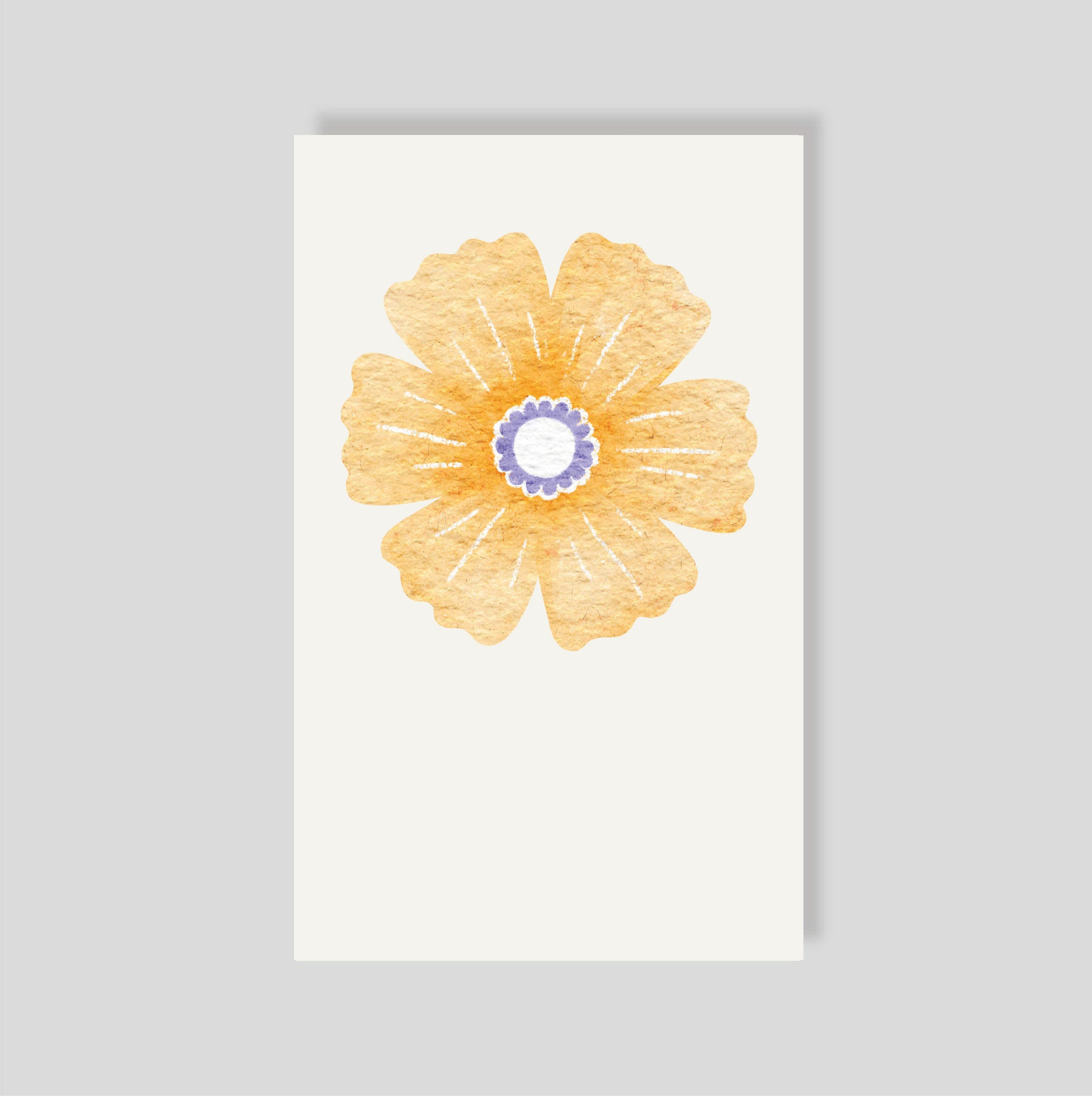 Tarjeta Personal Flores Pastel X1