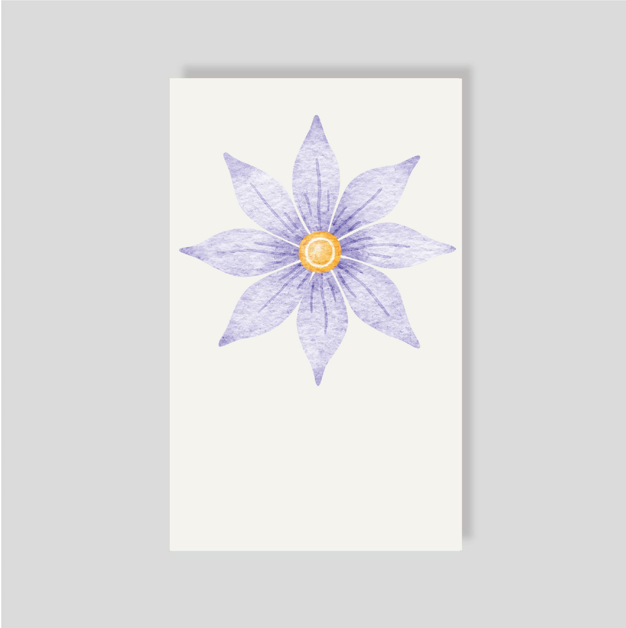 Tarjeta Personal Flores Pastel X1