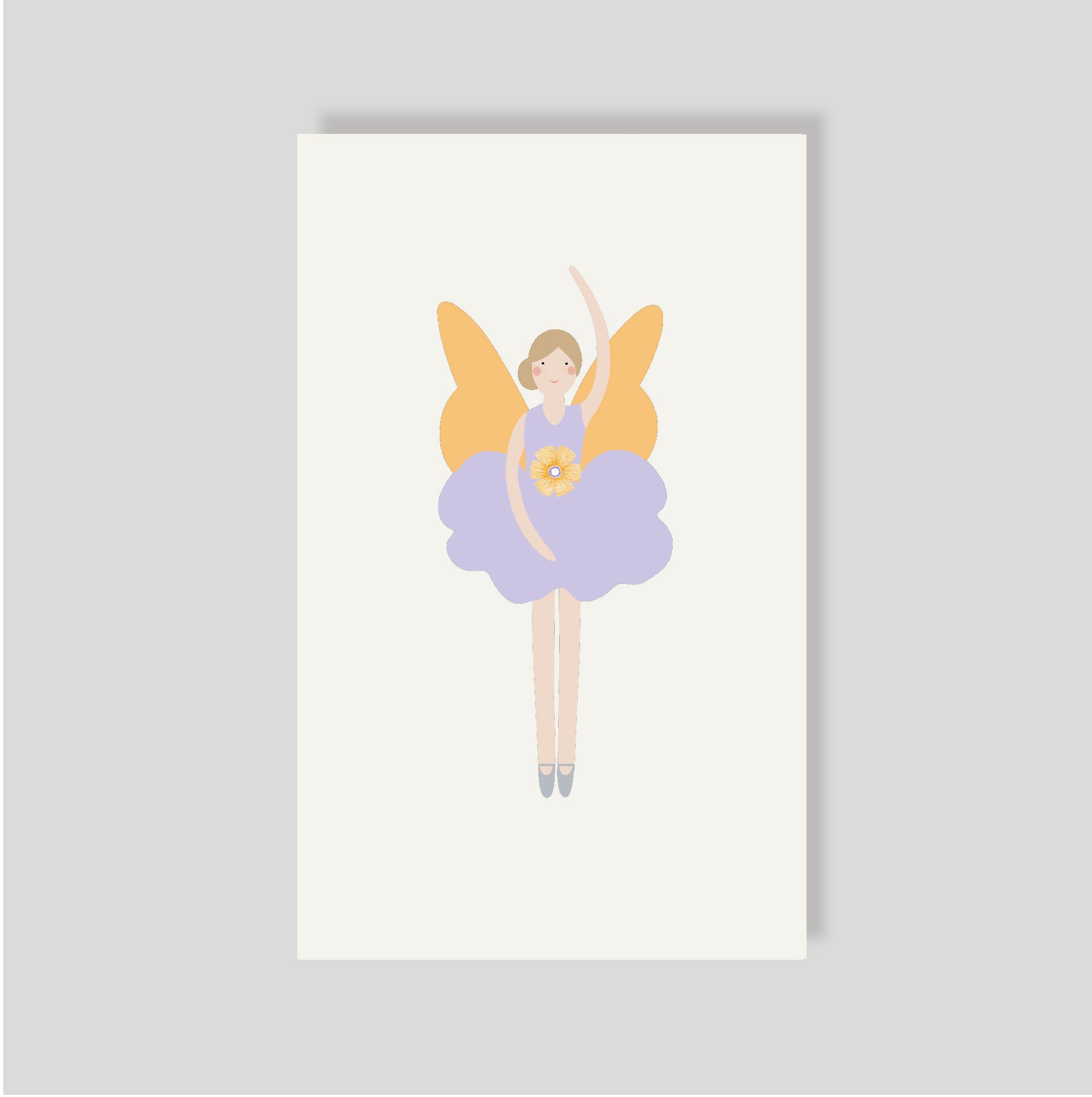 TARJETA PERSONAL BAILARINA x1