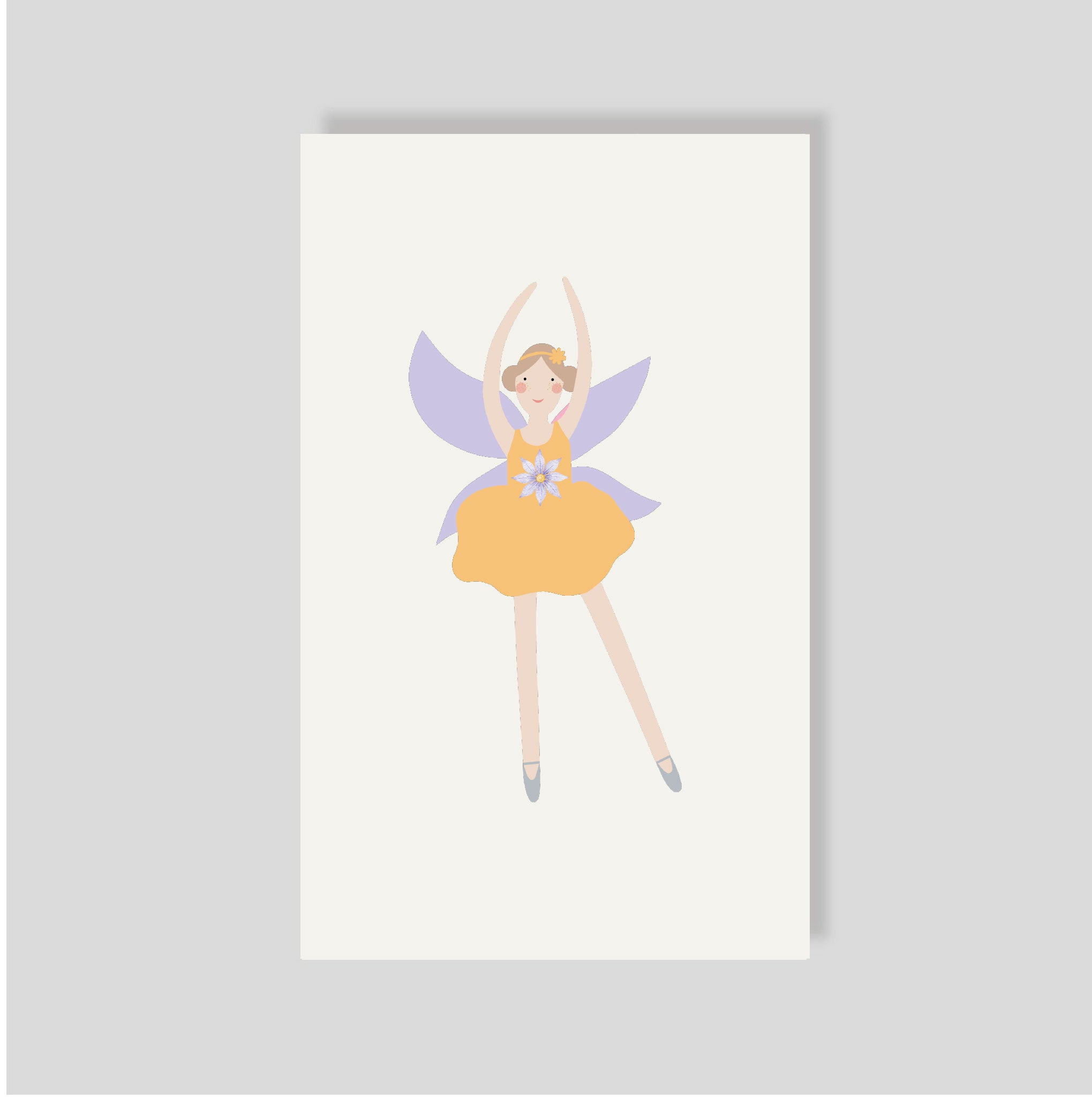 TARJETA PERSONAL BAILARINA x1